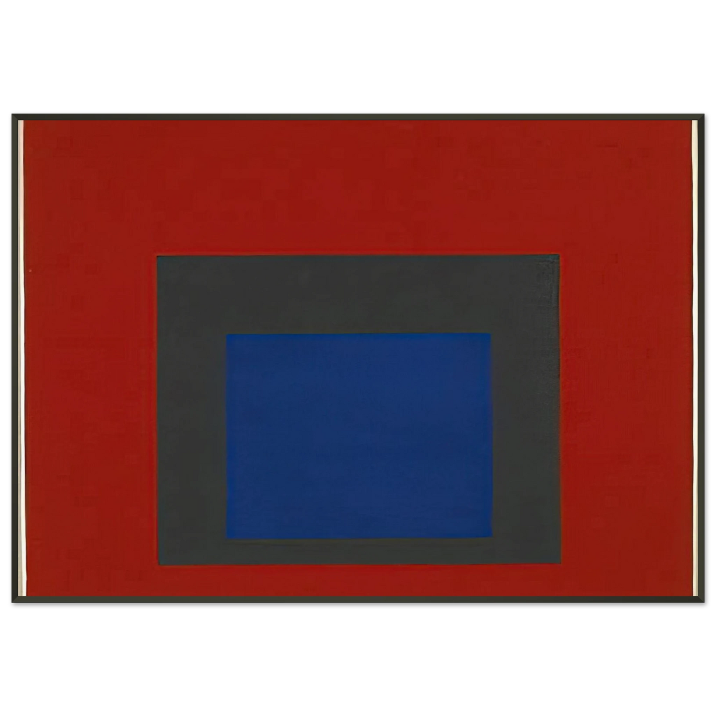 Josef Albers HOMAGE TO THE SQUARE 1950 Framed Art Print - Aluminum Frame - 21x29.7 cm / 8x12"