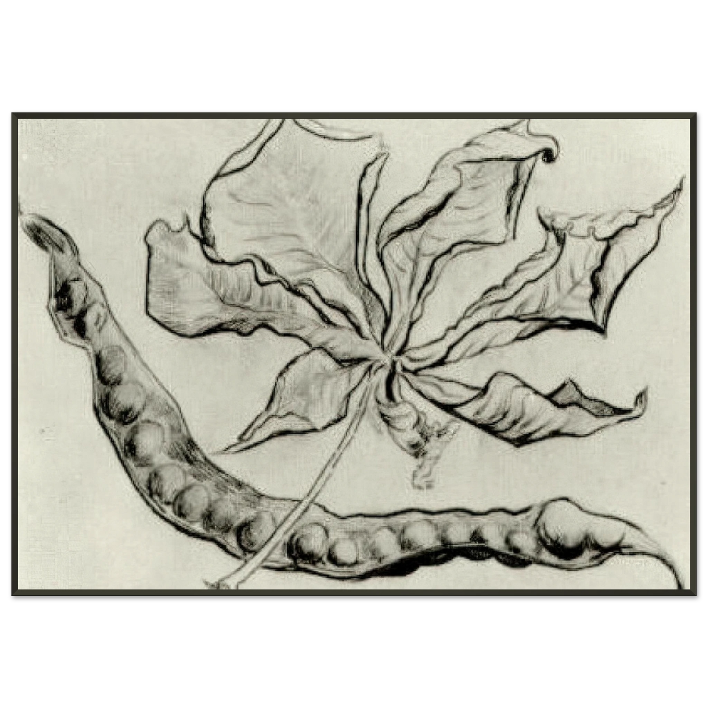 Vincent van Gogh  Dead Leaf and Pod Framed Art Print  - Aluminum Frame - Default Title