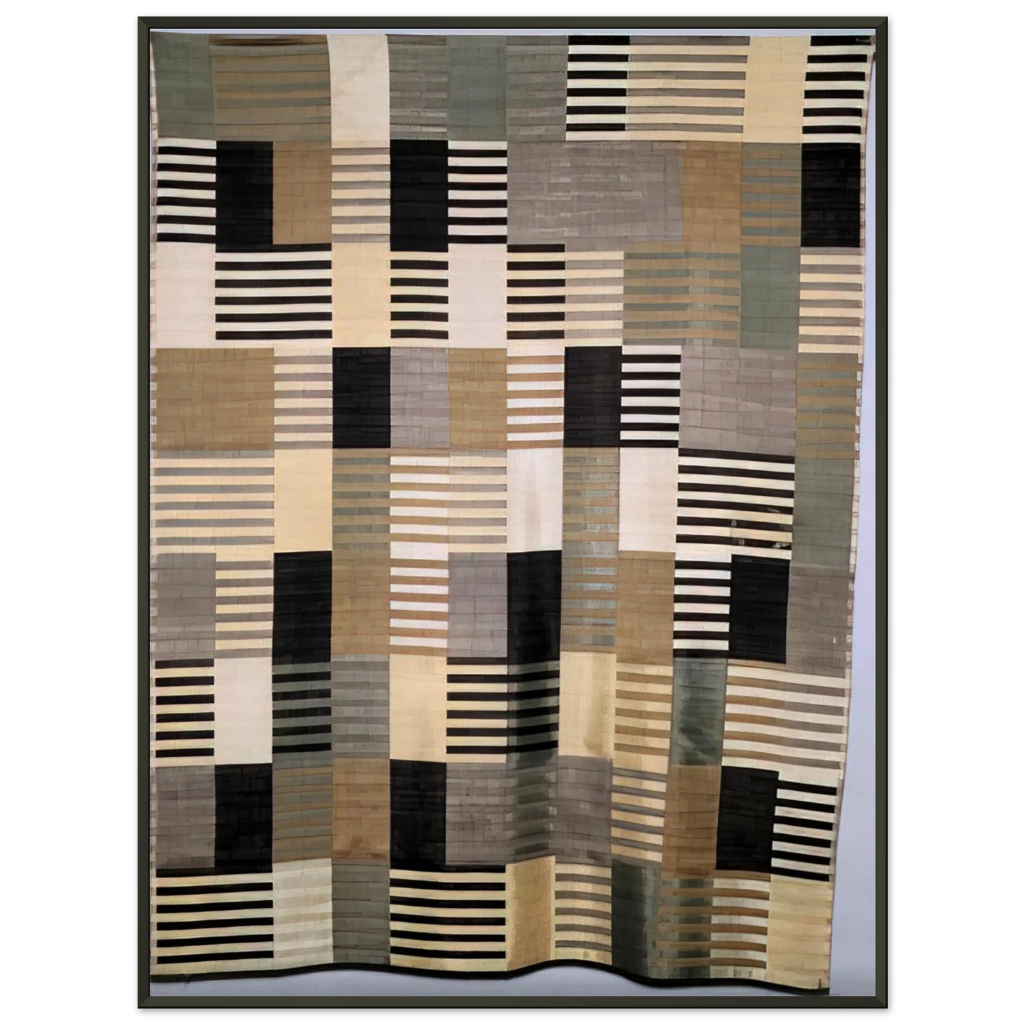 Anni Albers WALL HANGING 1926 Framed Art Print - Aluminum Frame - 60x80 cm / 24x32 inches
