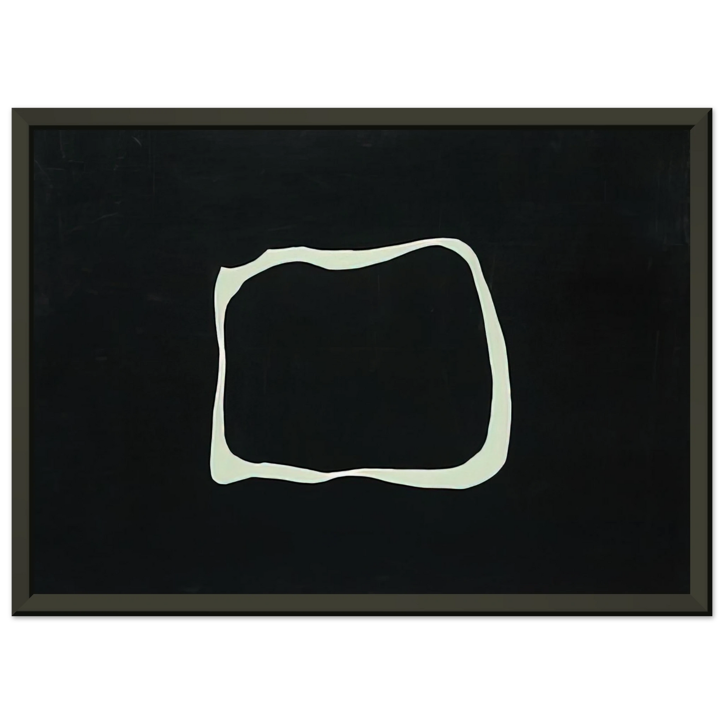 Jiro Yoshihara Untitled 1966 Framed Art Print - Aluminum Frame - 40x50 cm / 16x20 inches