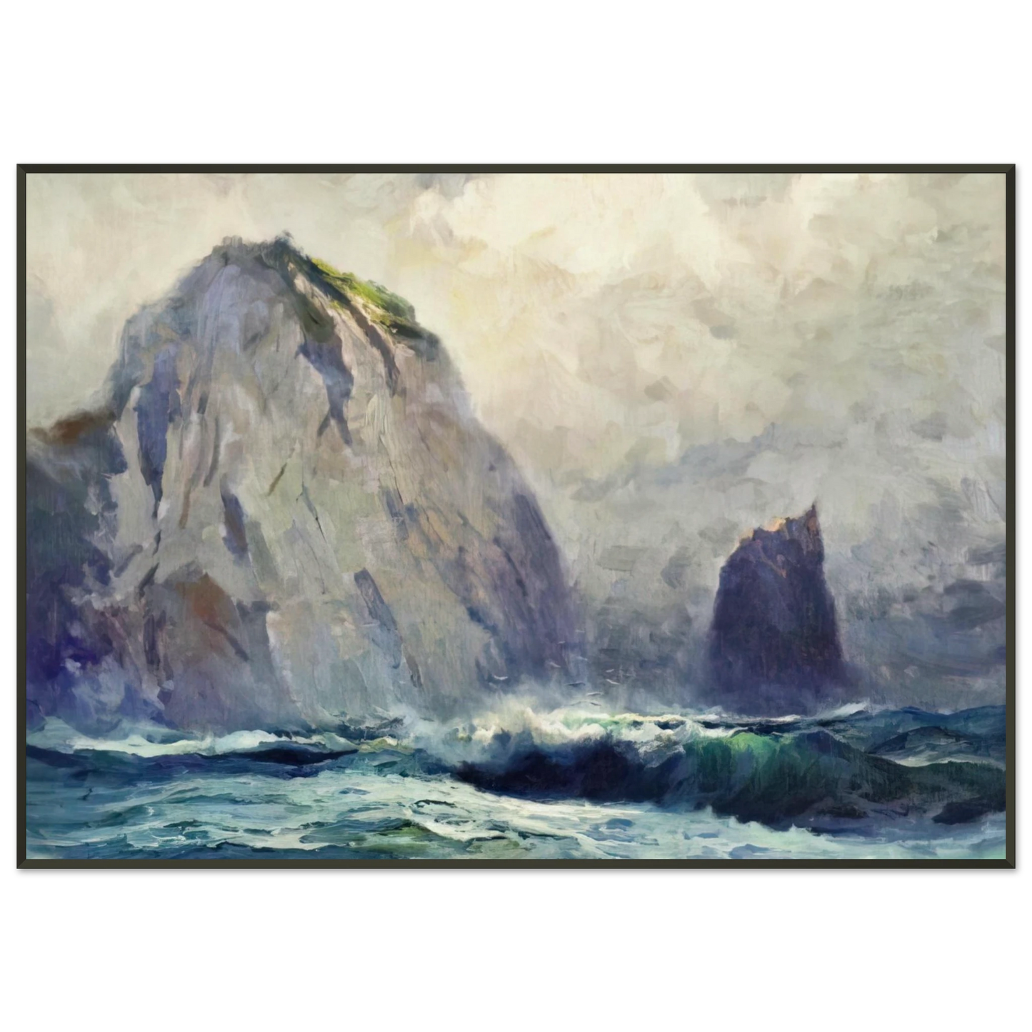 Sydney Laurence Cape St Elias 1928 Framed Art Print - Aluminum Frame - 21x29.7 cm / 8x12"
