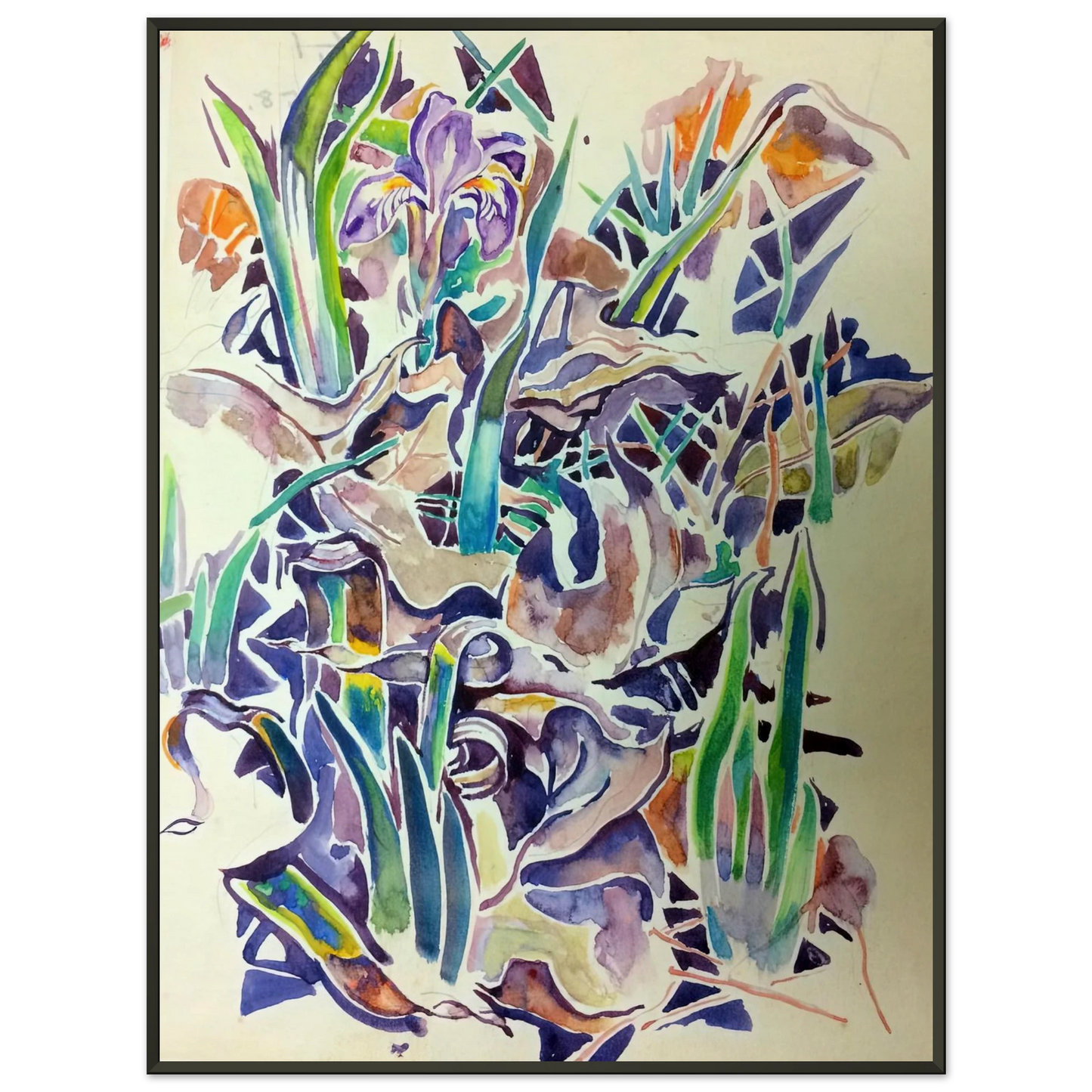 Walter Inglis Anderson Walter Anderson Framed Art Print - Aluminum Frame - 70x100 cm / 28x40 inches