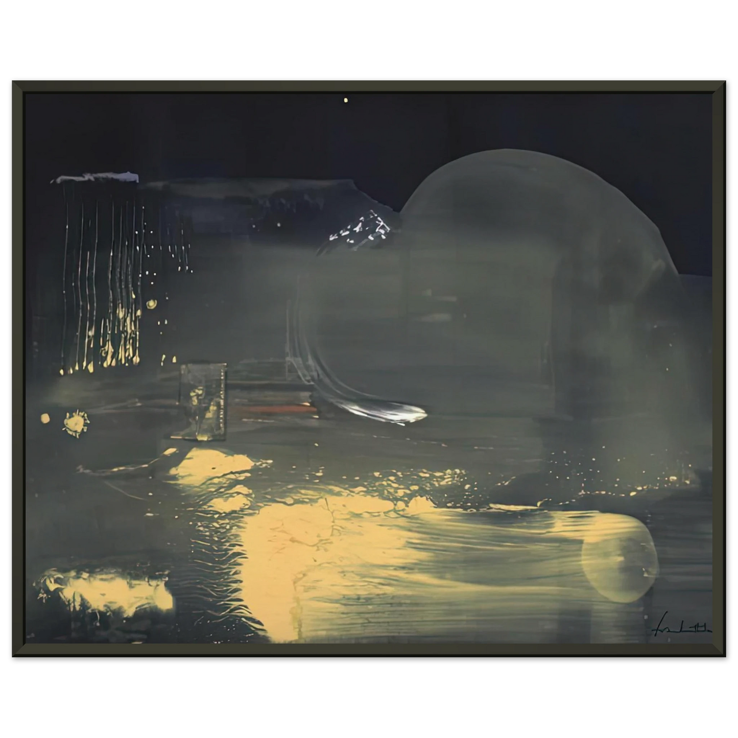Helen Frankenthaler Spellbound 1991 Framed Art Print - Aluminum Frame - 40x50 cm / 16x20 inches