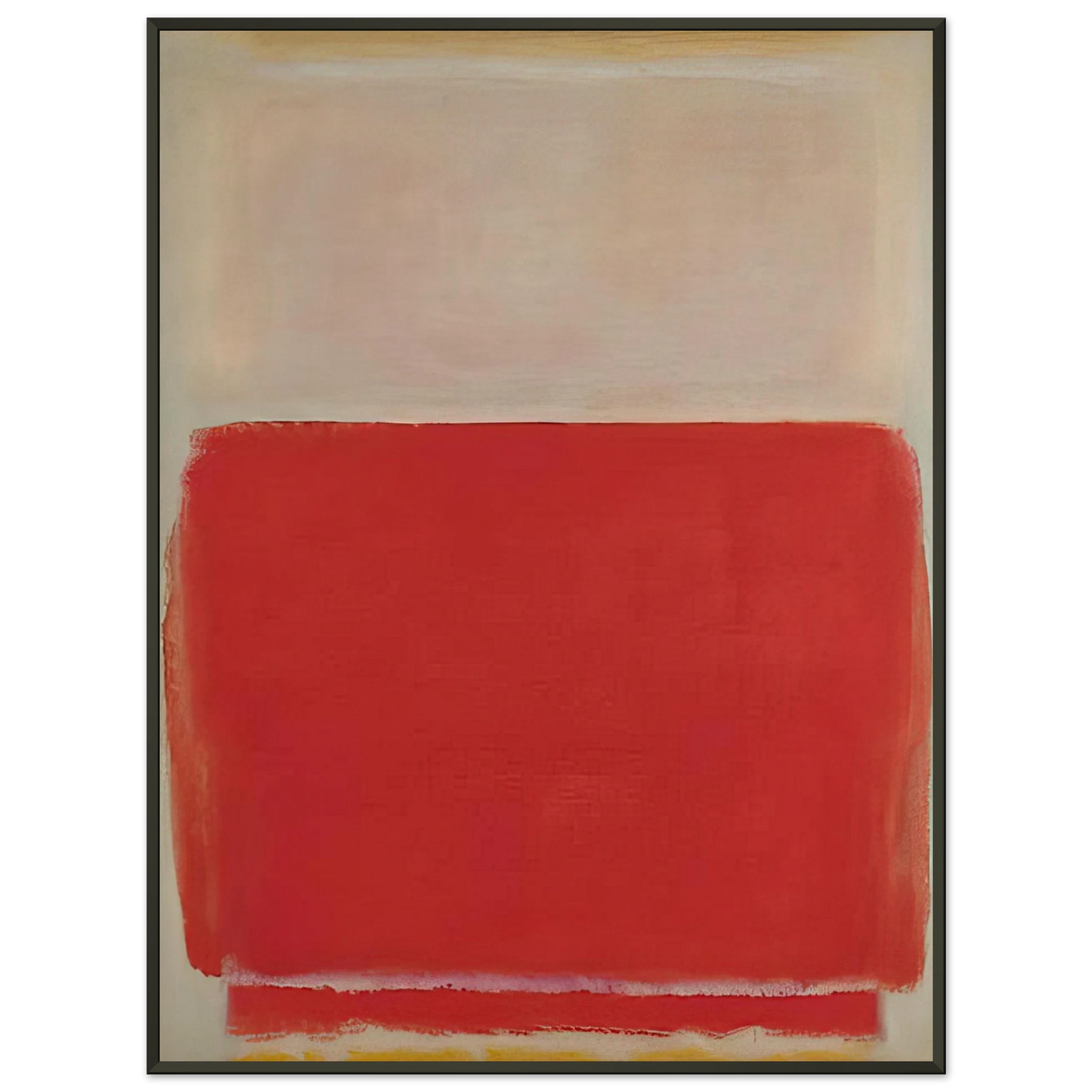 Mark Rothko No 3 1953 Framed Art Print - Aluminum Frame - 40x50 cm / 16x20 inches