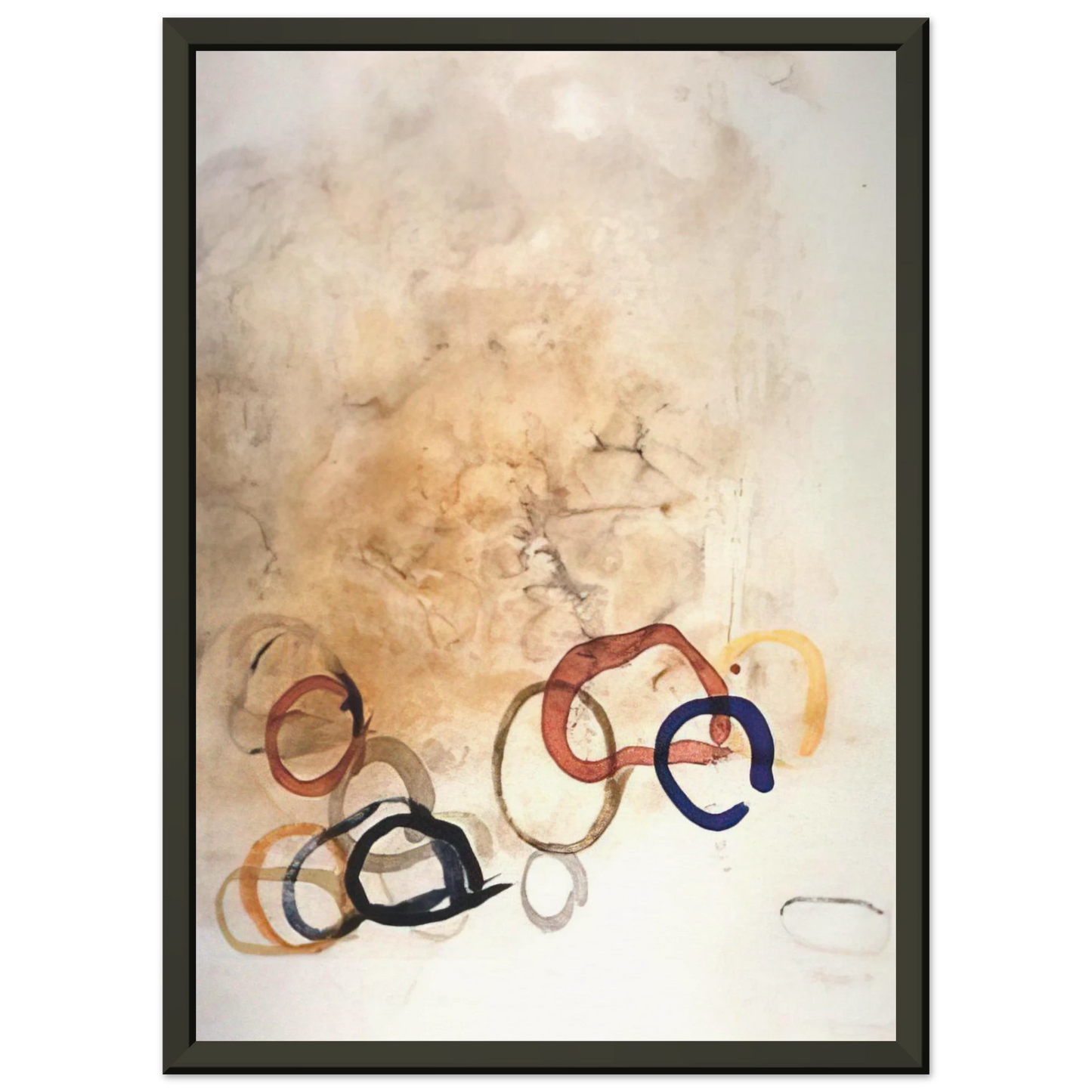 John Cage 11 Stones 1989 Framed Art Print - Aluminum Frame - 40x50 cm / 16x20 inches