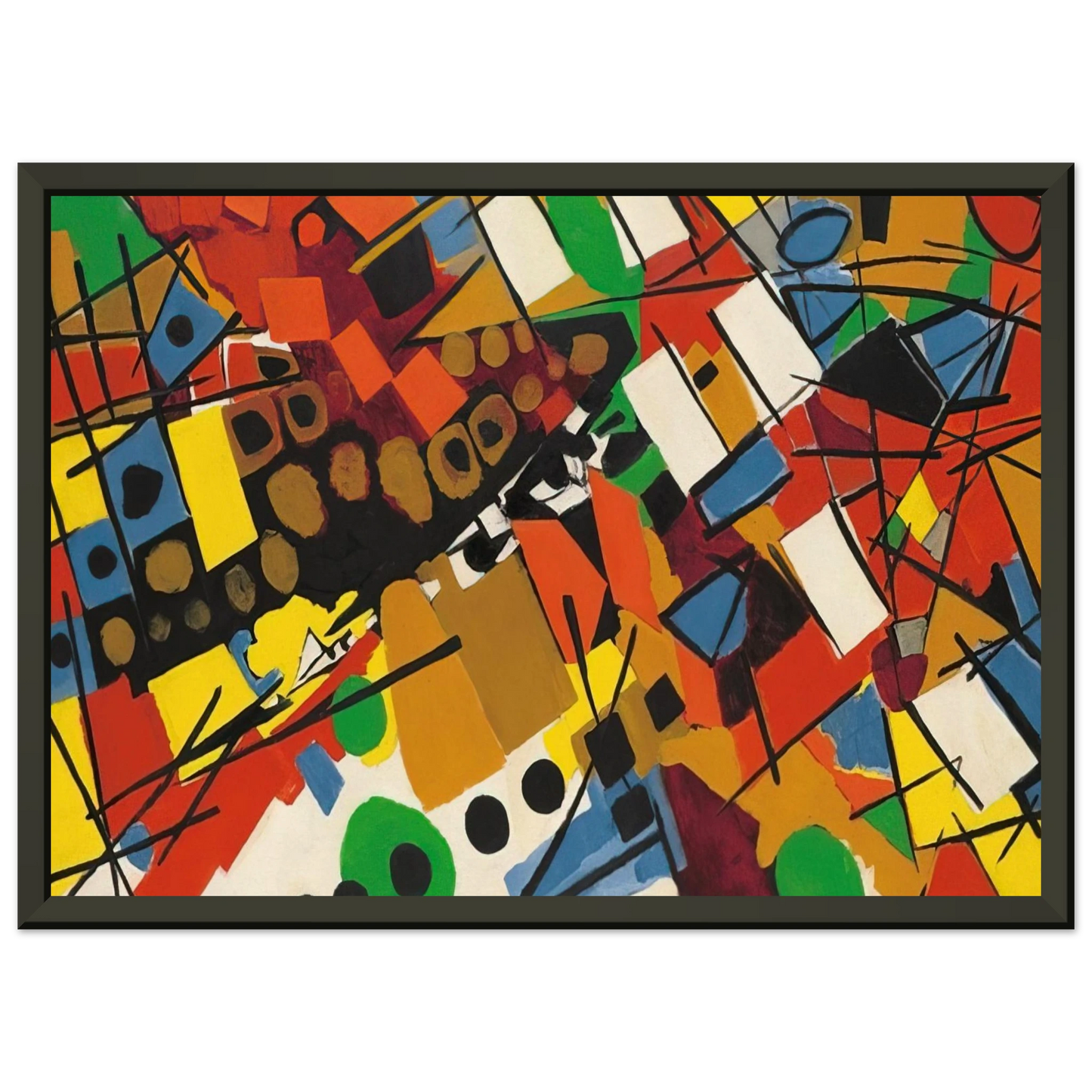 Ernst Wilhelm Nay Pastorale 1954 Framed Art Print - Aluminum Frame - 40x50 cm / 16x20 inches