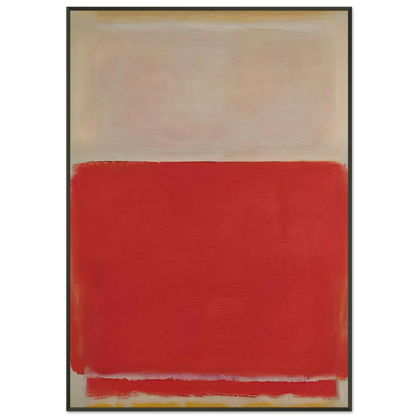 Mark Rothko No 3 1953 Framed Art Print - Aluminum Frame - 21x29.7 cm / 8x12"