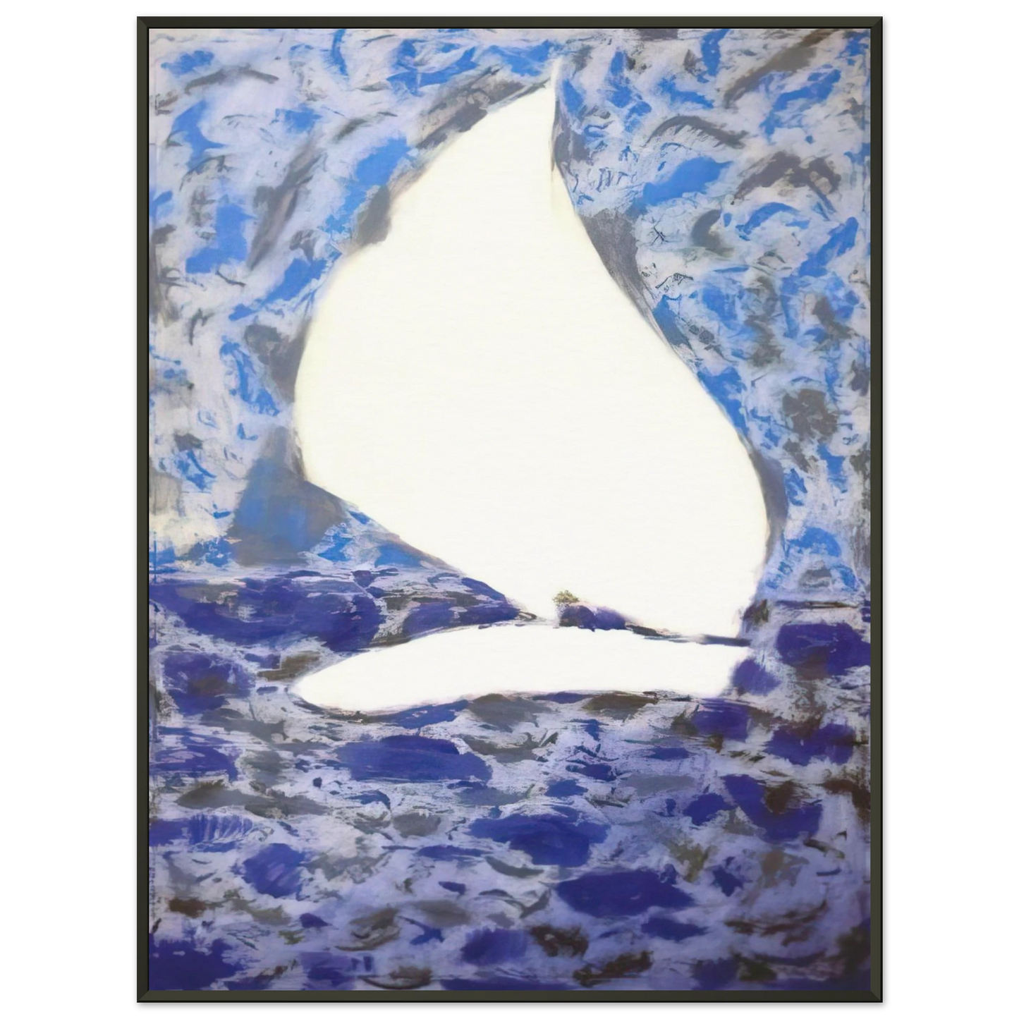 Milton Avery Sail 1958 Framed Art Print - Aluminum Frame - 70x100 cm / 28x40 inches