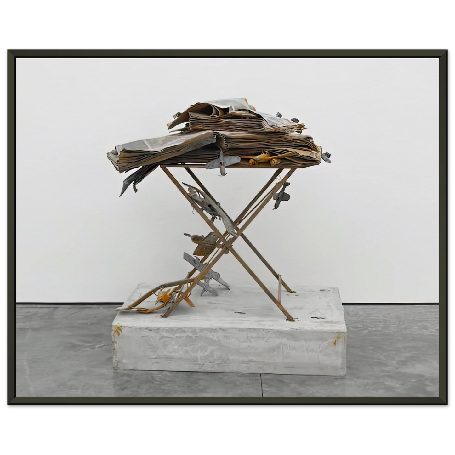 Anselm Kiefer DAT ROSA MIEL APIBUS 2009 Framed Art Print - Aluminum Frame - 70x100 cm / 28x40 inches