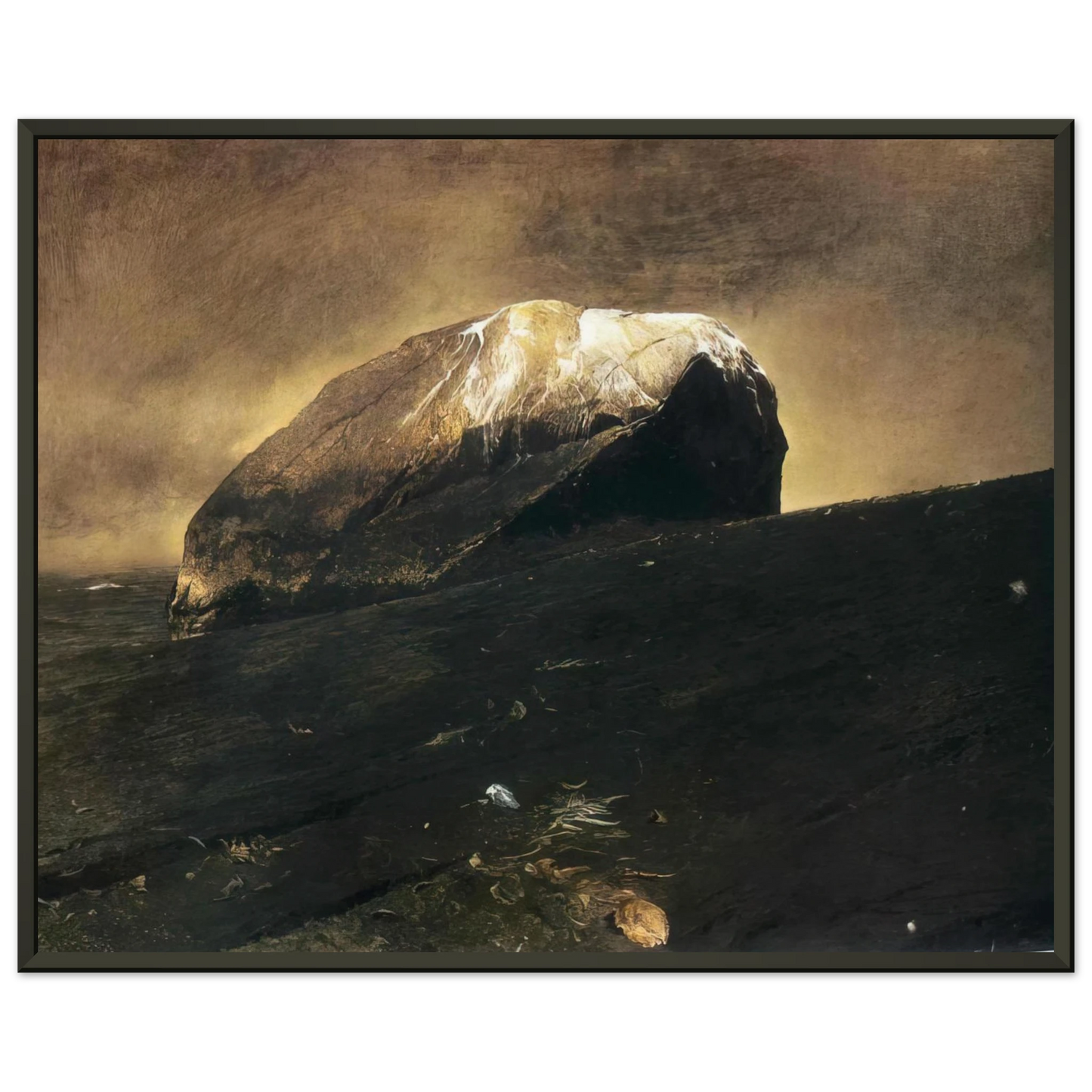 Andrew Wyeth NOT DETECTED 42 Framed Art Print - Aluminum Frame - 40x50 cm / 16x20 inches