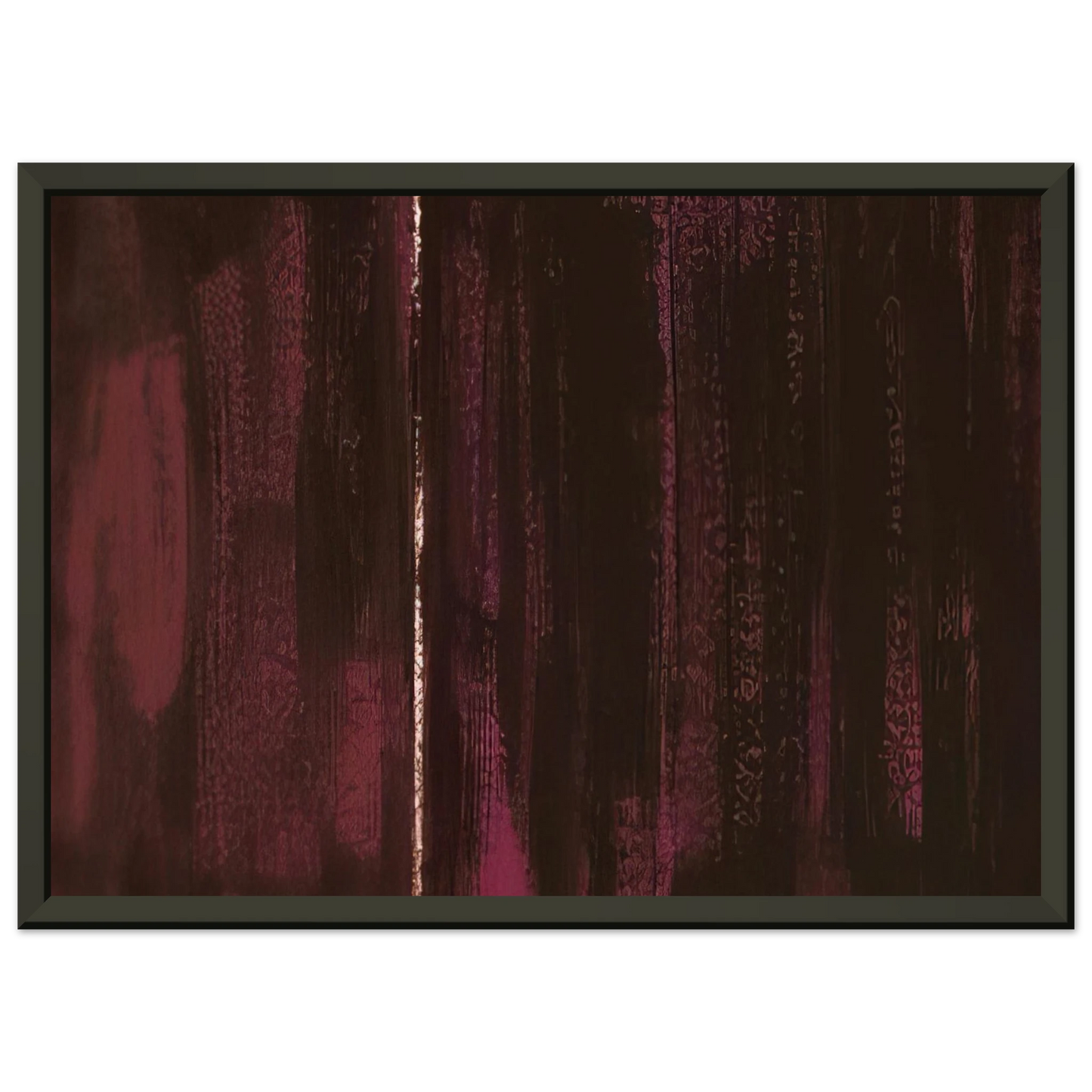 Barnett Newman Untitled 2 Framed Art Print - Aluminum Frame - 60x80 cm / 24x32 inches
