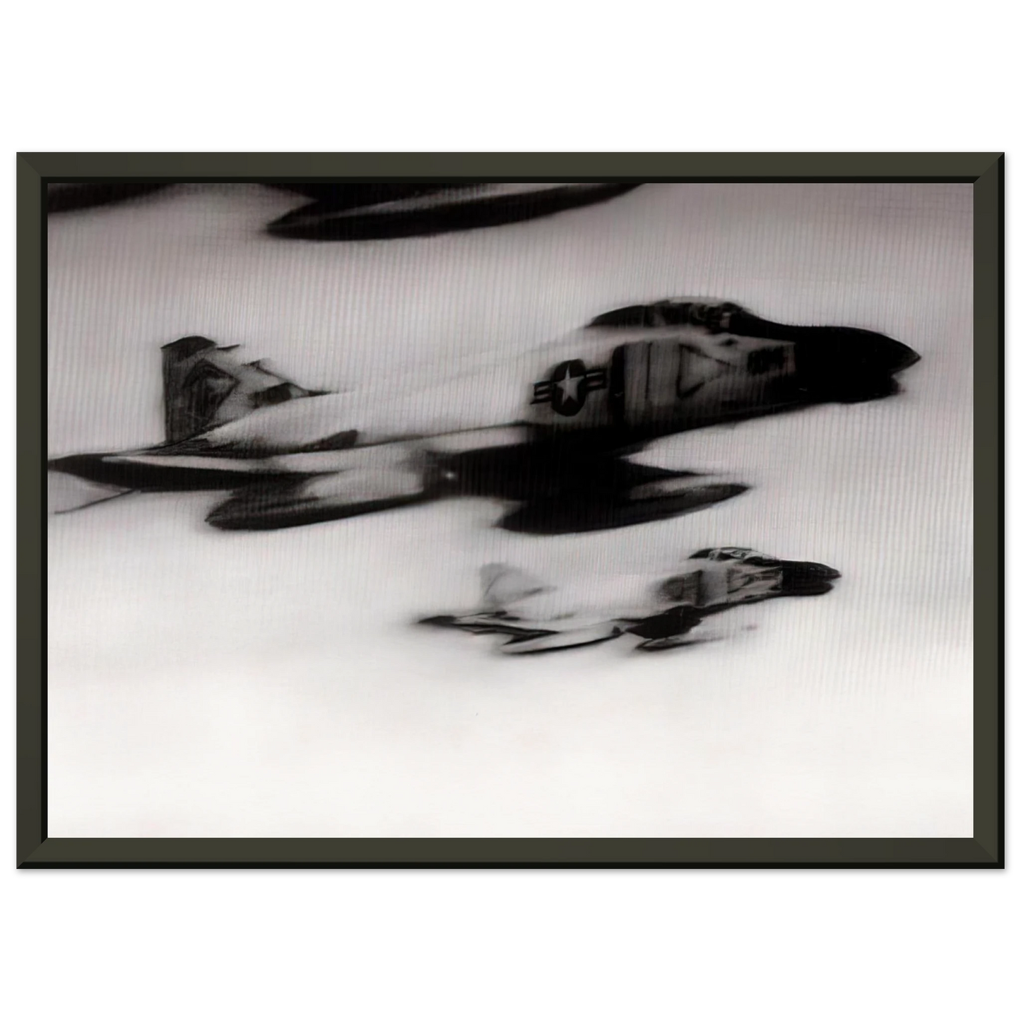 Gerhard Richter PHANTOM INTERCEPTORS Framed Art Print - Aluminum Frame - 70x100 cm / 28x40 inches