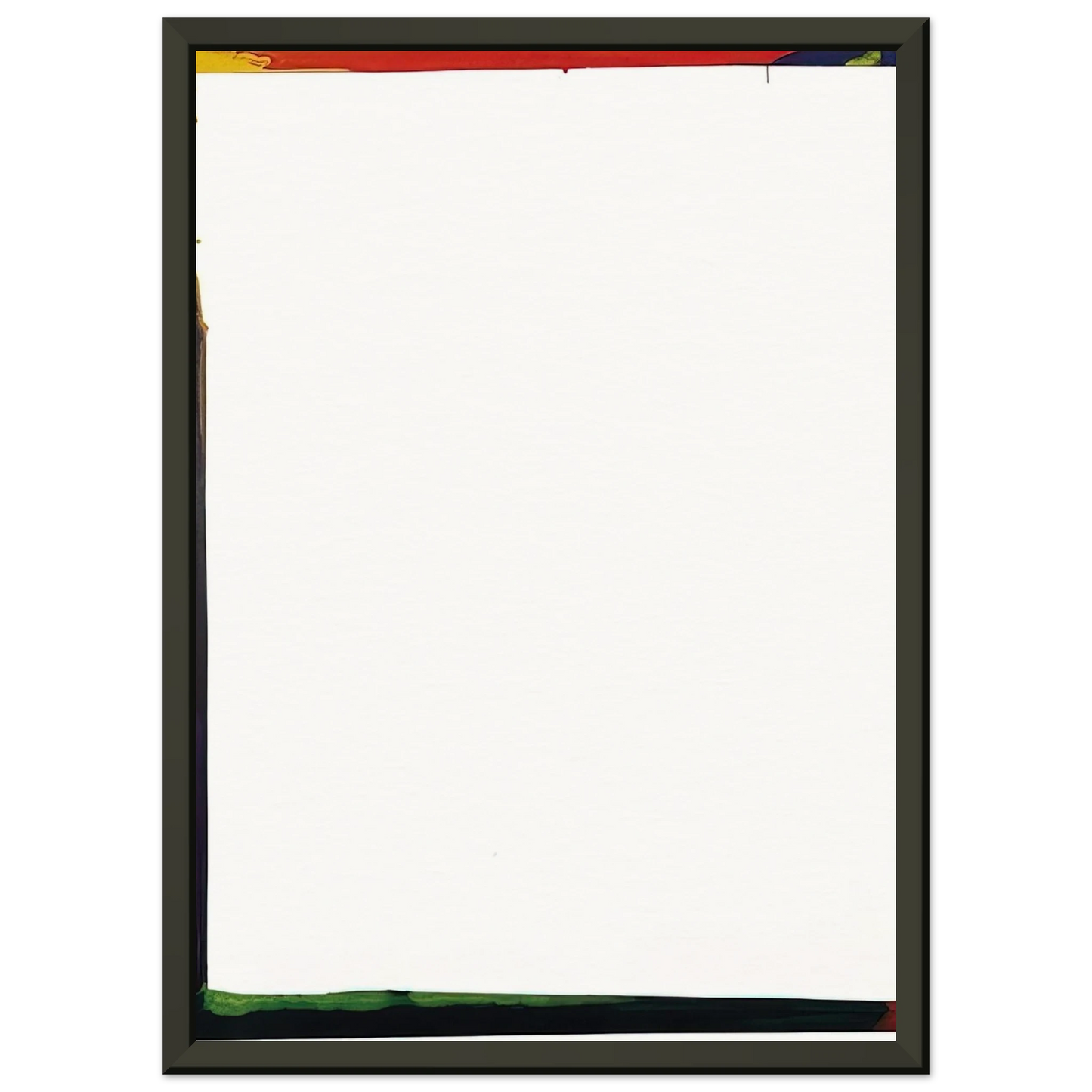 Sam Francis Acrylic on canvas Framed Art Print - Aluminum Frame - 40x50 cm / 16x20 inches