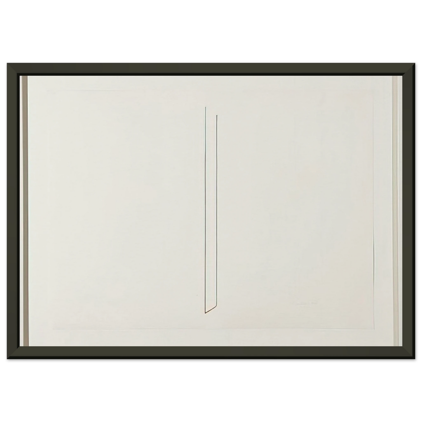 Fred Sandback Untitled 1975 Framed Art Print - Aluminum Frame - 60x80 cm / 24x32 inches