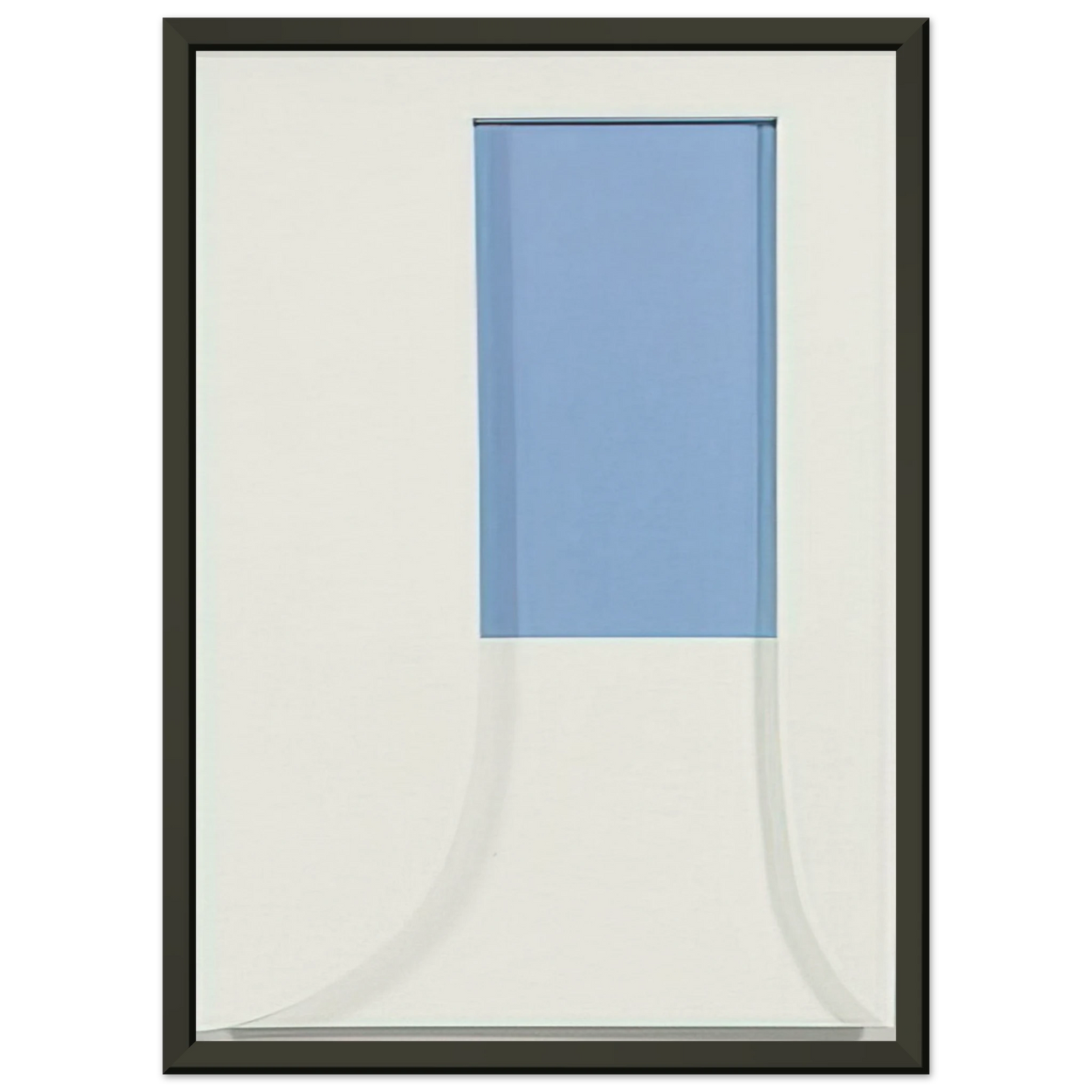 Ellsworth Kelly Relief with Blue Framed Art Print - Aluminum Frame - 40x50 cm / 16x20 inches
