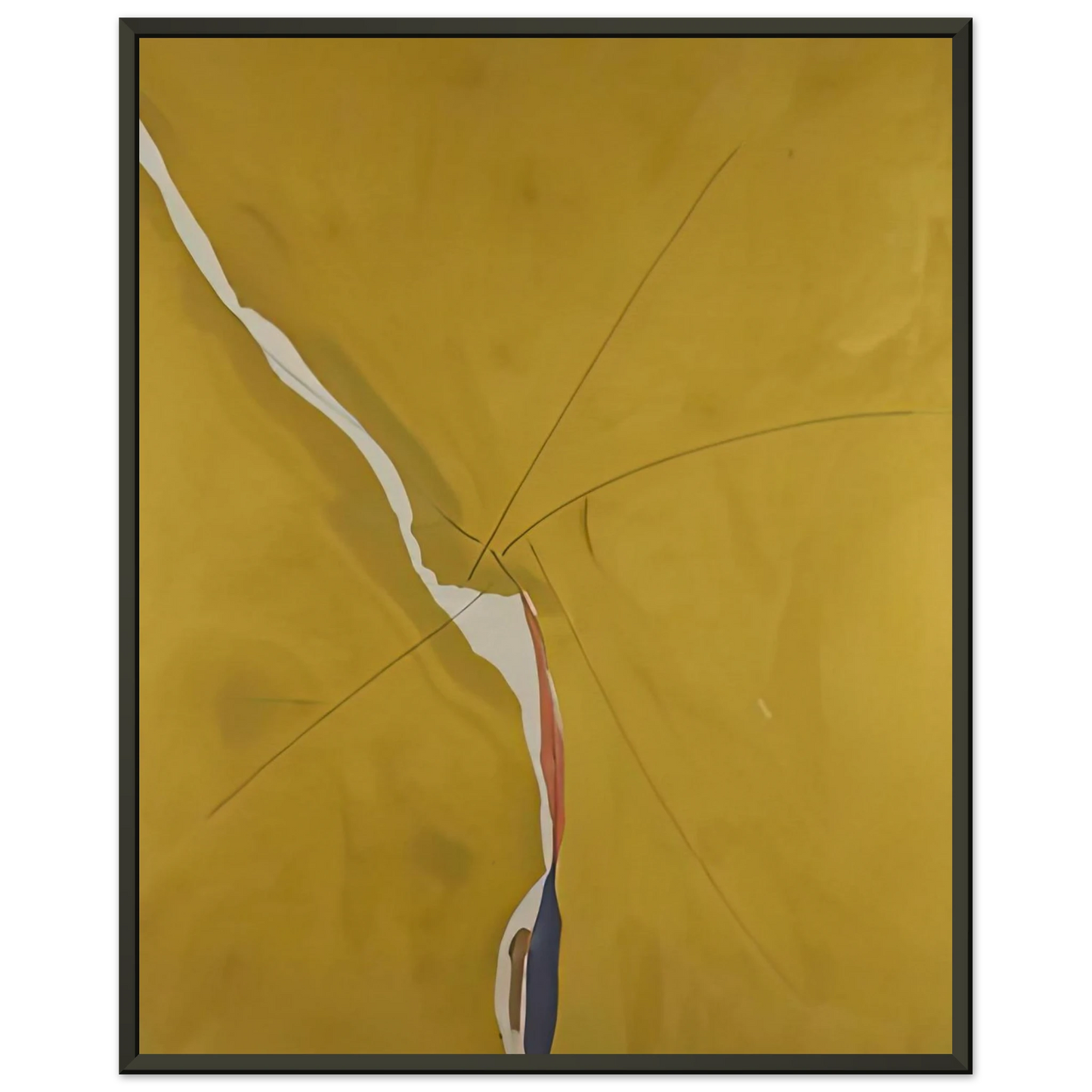 Helen Frankenthaler Sesame 1970 Framed Art Print - Aluminum Frame - 40x50 cm / 16x20 inches