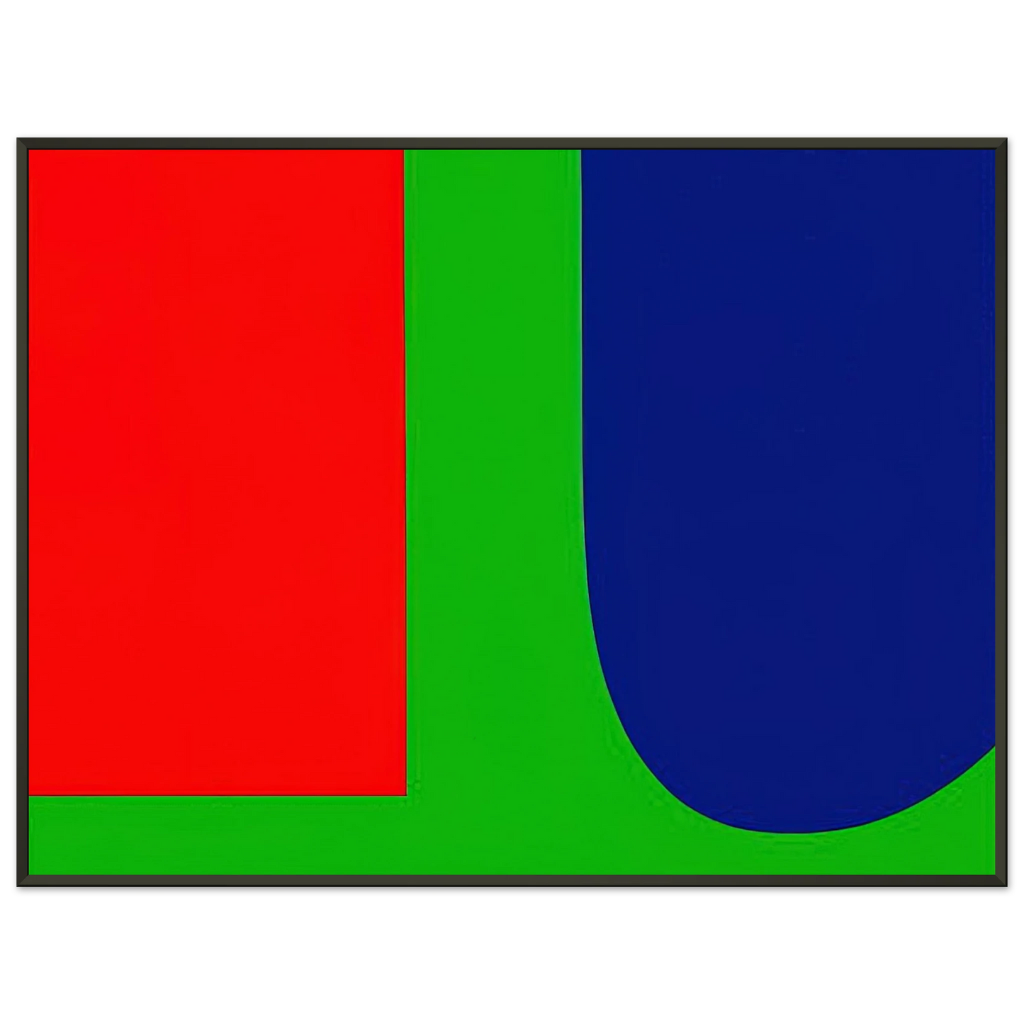 Ellsworth Kelly Red Blue Green Framed Art Print - Aluminum Frame - 40x50 cm / 16x20 inches