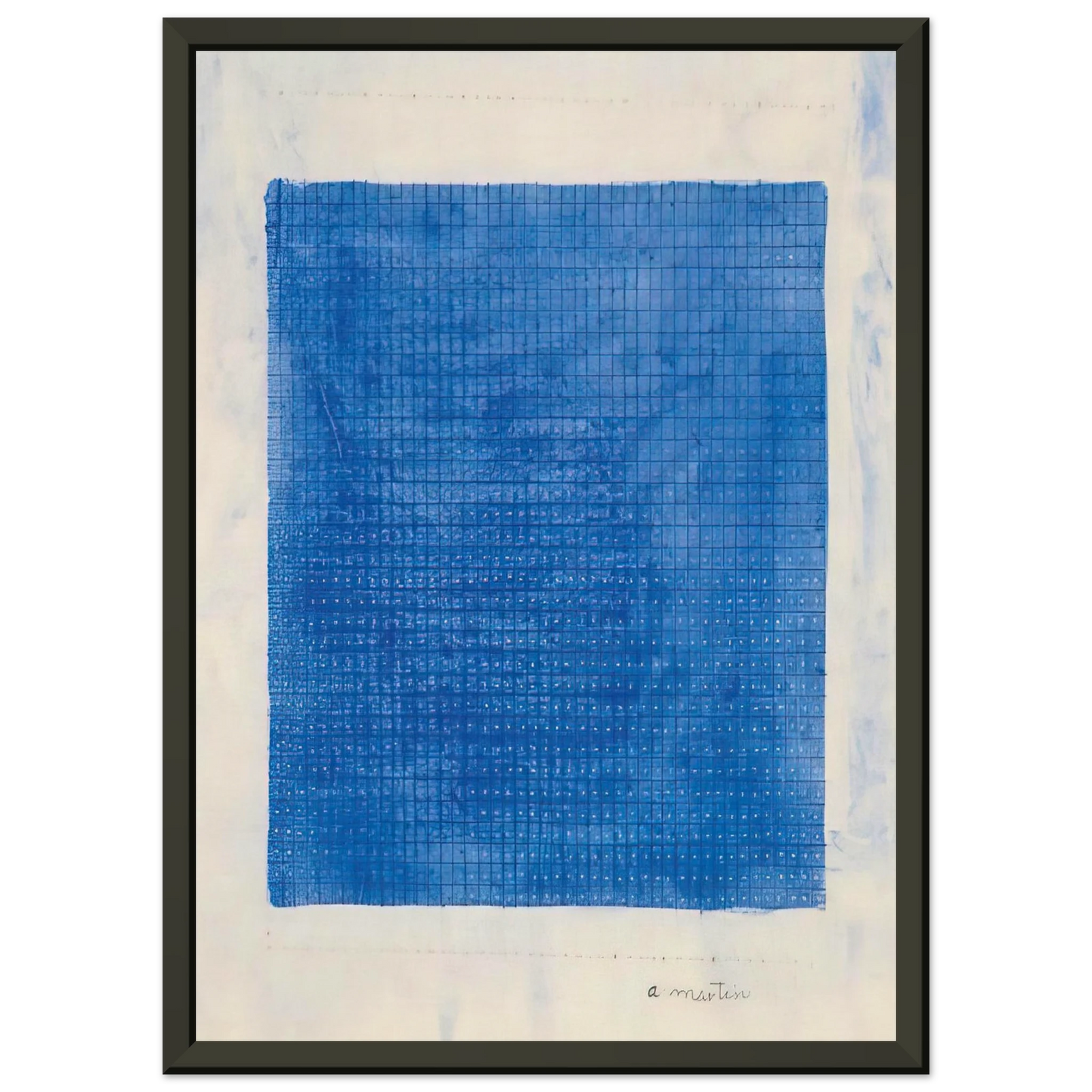 Agnes Martin Stars Framed Art Print - Aluminum Frame - 40x50 cm / 16x20 inches