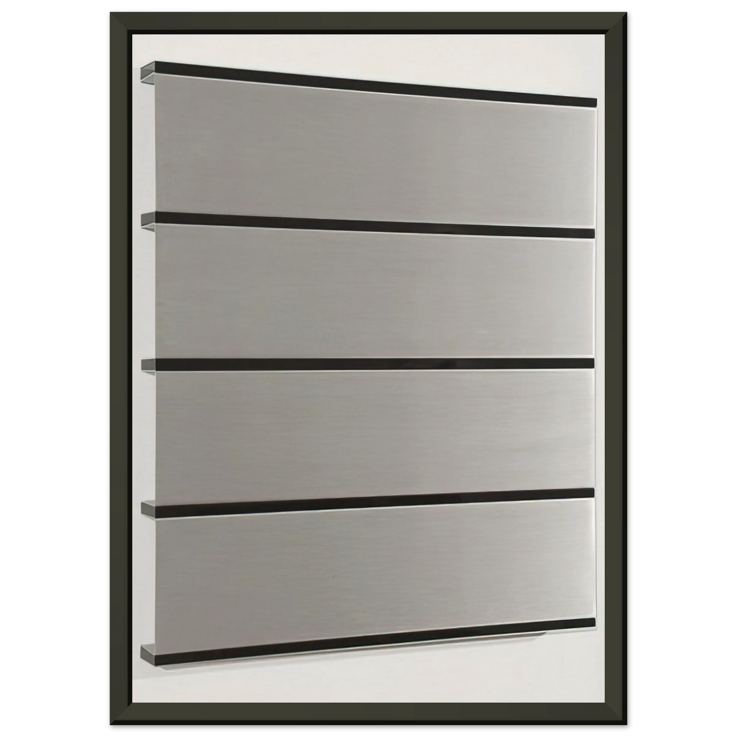 Donald Judd Untitled 1986 Framed Art Print - Aluminum Frame - 40x50 cm / 16x20 inches