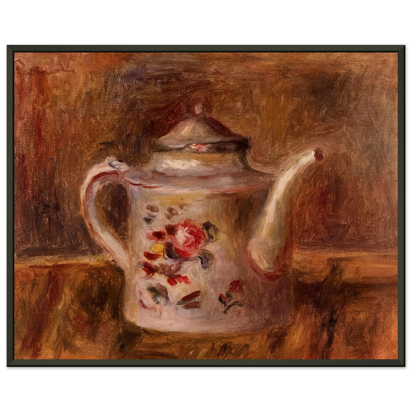 PierreAuguste Renoir Watering Can Framed Art Print - Aluminum Frame - 60x80 cm / 24x32 inches