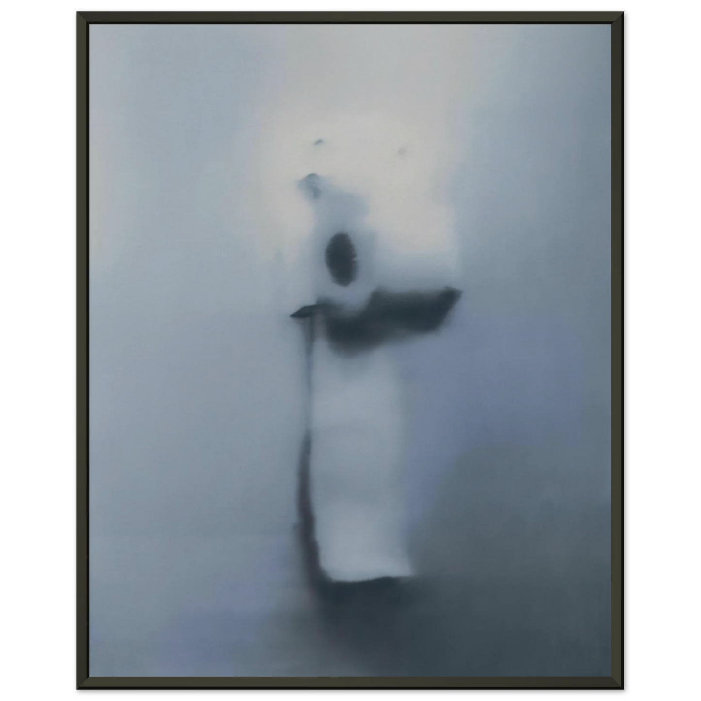 Gerhard Richter TOILET PAPER Framed Art Print - Aluminum Frame - 40x50 cm / 16x20 inches