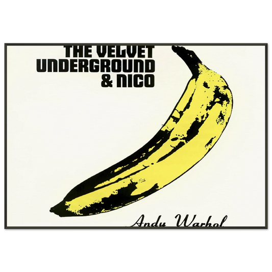 Andy Warhol  Velvet Underground  Nico Framed Art Print  - Aluminum Frame - 21x29.7 cm / 8x12"