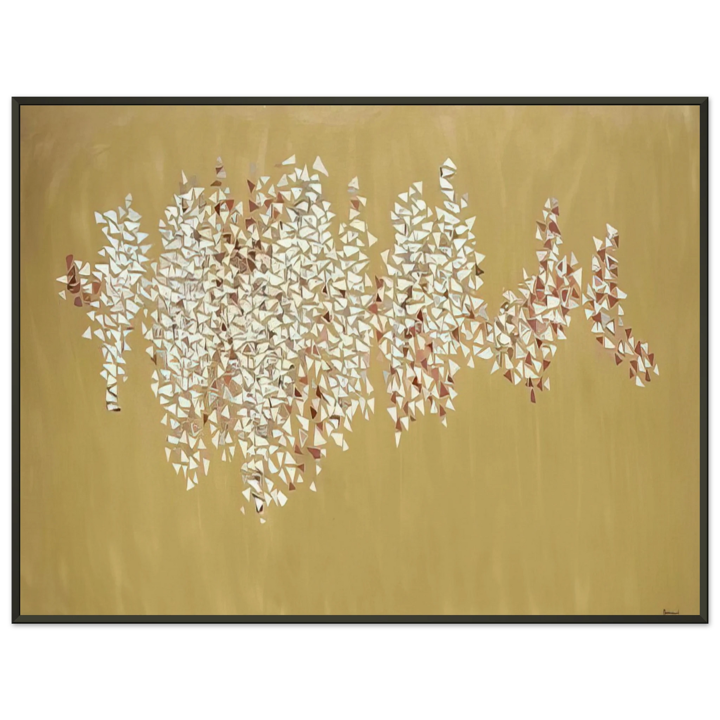 Robert Goodnough Untitled 1962 Framed Art Print - Aluminum Frame - 40x50 cm / 16x20 inches