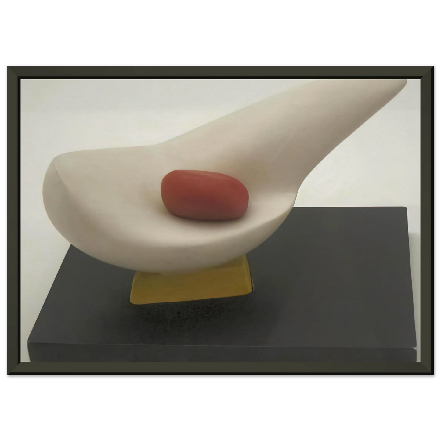 Kurt Schwitters MOTHER AND EGG 1947 Framed Art Print - Aluminum Frame - 60x80 cm / 24x32 inches