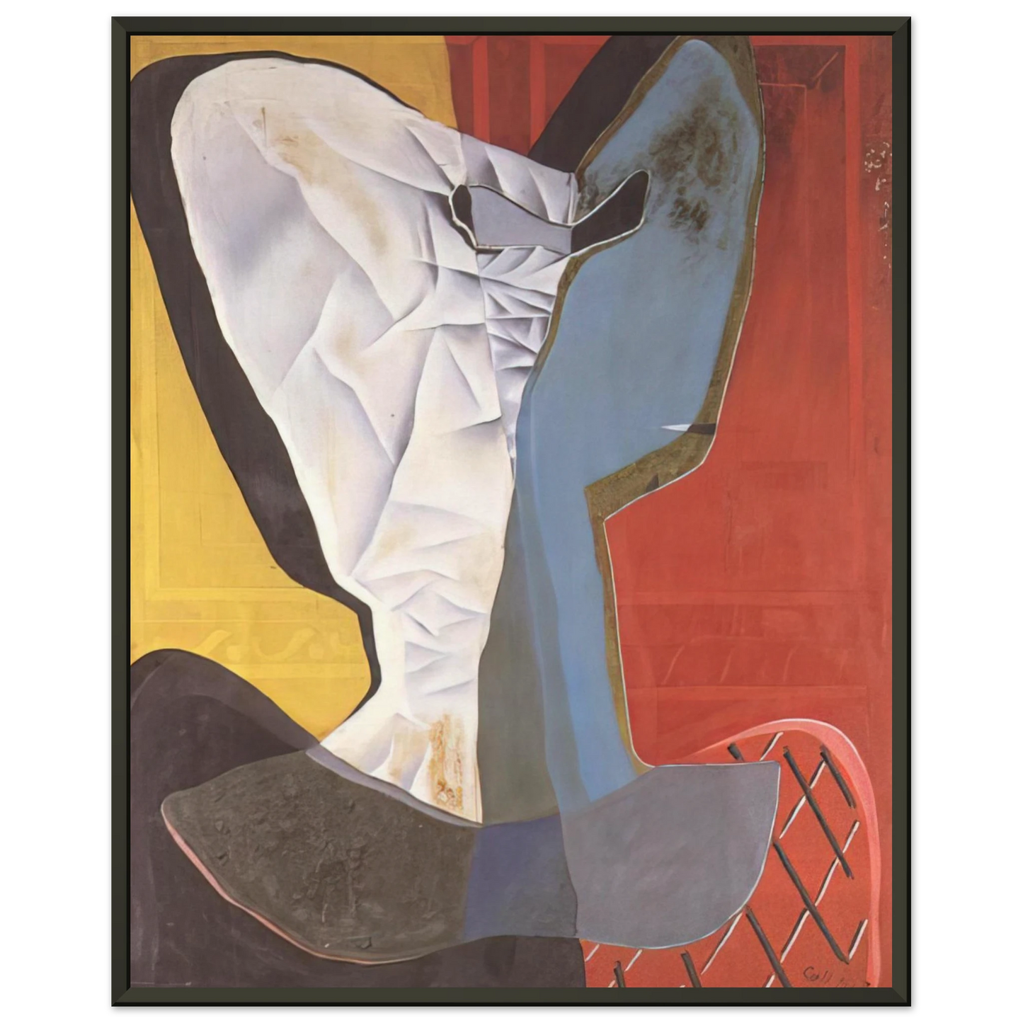Salvador Dali  HARLEQUIN 1927 Framed Art Print  - Aluminum Frame - 60x80 cm / 24x32 inches