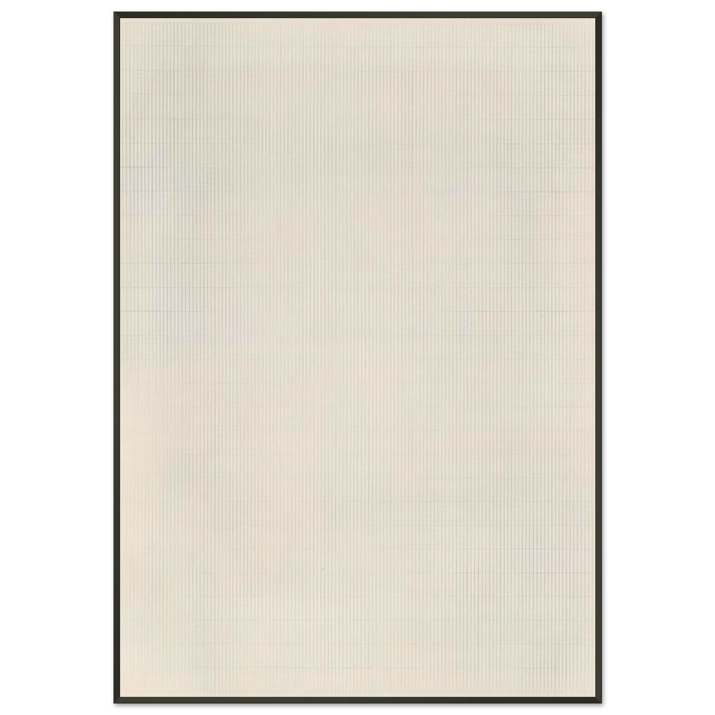 Agnes Martin The Peach Framed Art Print - Aluminum Frame - 21x29.7 cm / 8x12"