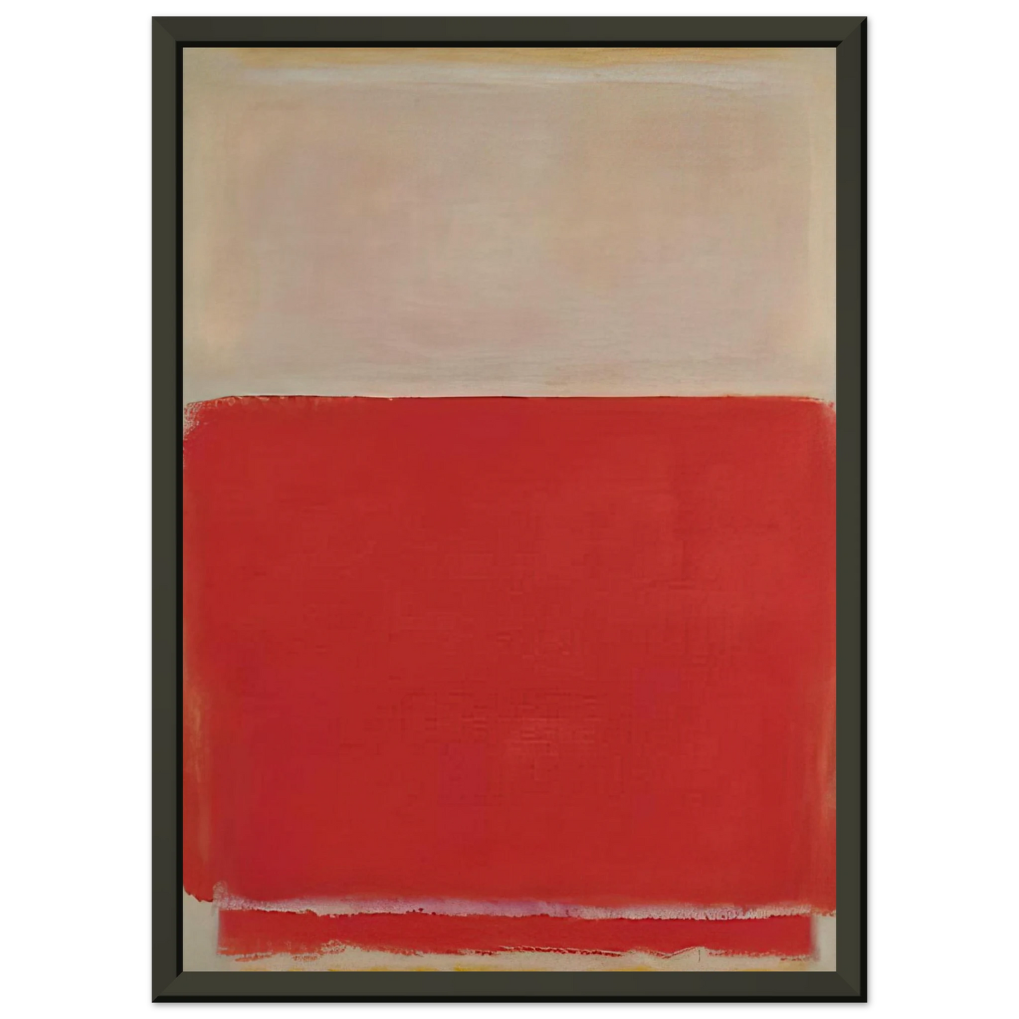 Mark Rothko No 3 1953 Framed Art Print - Aluminum Frame - 70x100 cm / 28x40 inches