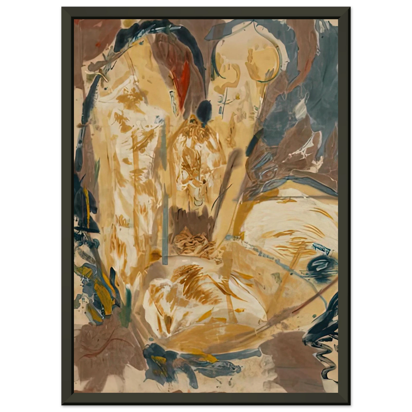 Helen Frankenthaler  Giralda 1956 Framed Art Print  - Aluminum Frame - 60x80 cm / 24x32 inches