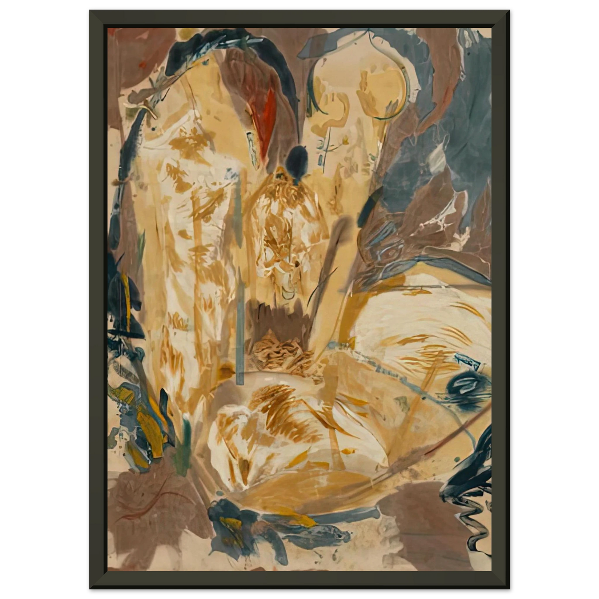 Helen Frankenthaler  Giralda 1956 Framed Art Print  - Aluminum Frame - 60x80 cm / 24x32 inches