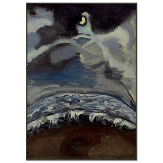 Alice Neel  The Sea Framed Art Print  - Aluminum Frame - 21x29.7 cm / 8x12"