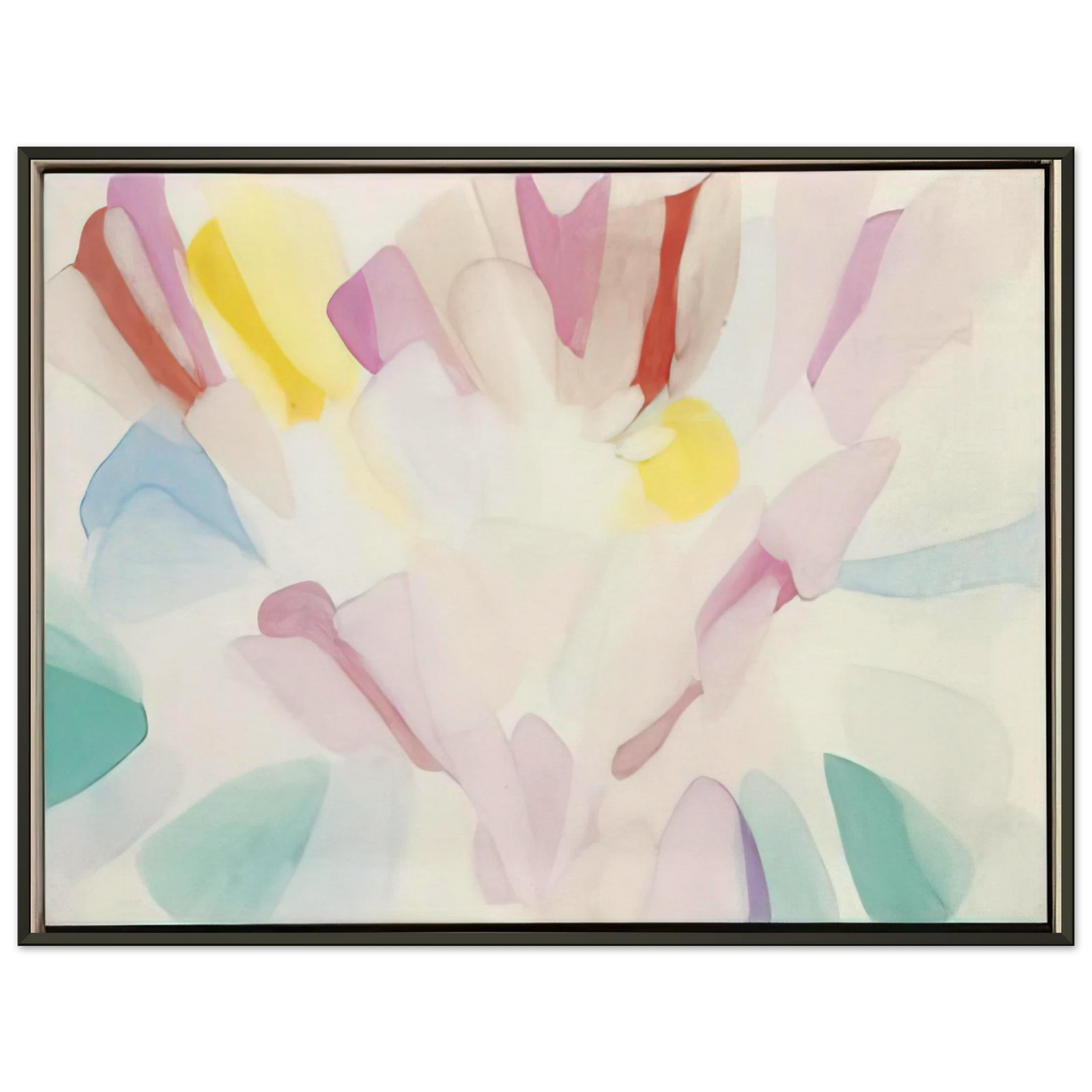 Alice Baber Music of the Jaguar Framed Art Print - Aluminum Frame - 40x50 cm / 16x20 inches