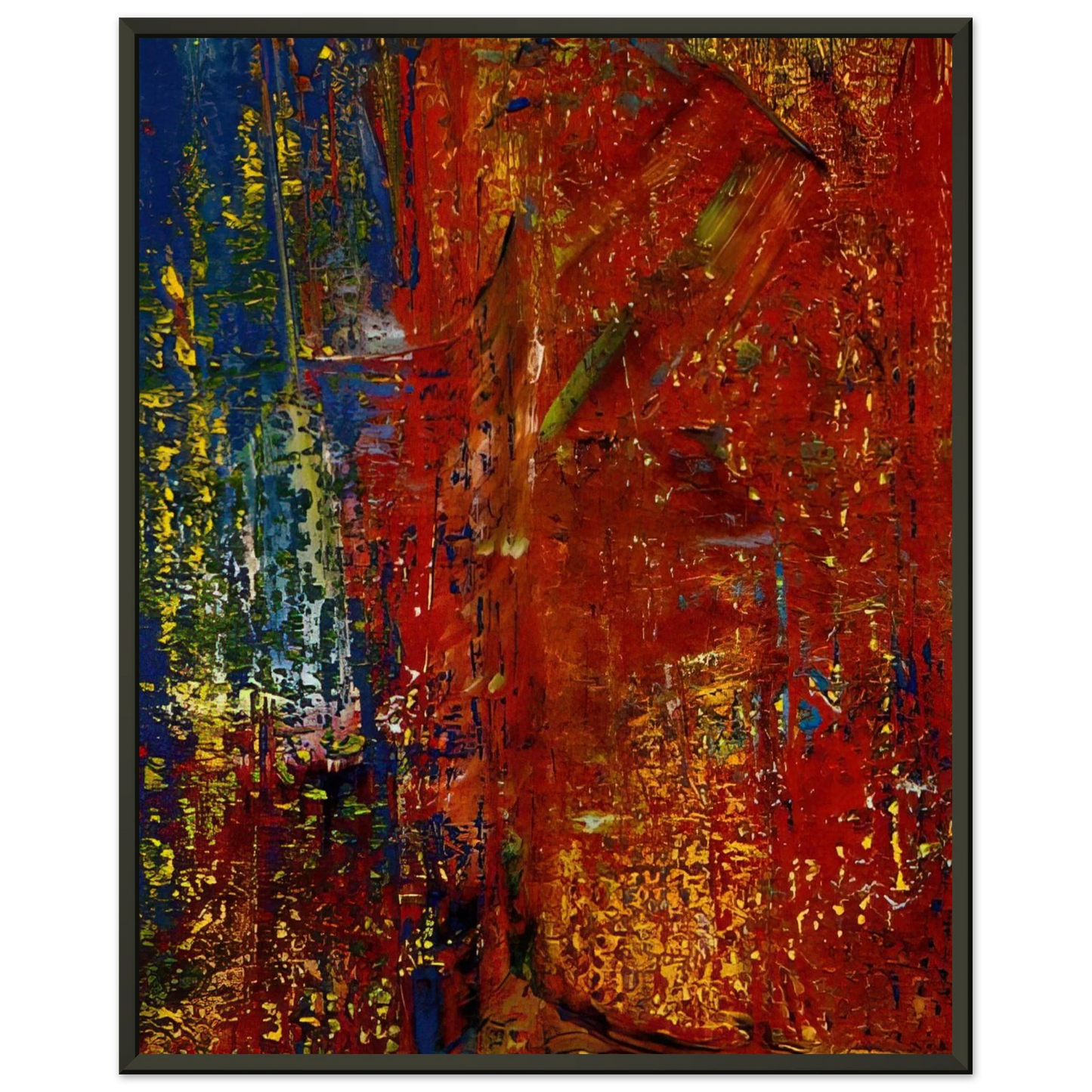 Gerhard Richter UNTITLED Framed Art Print - Aluminum Frame - 40x50 cm / 16x20 inches