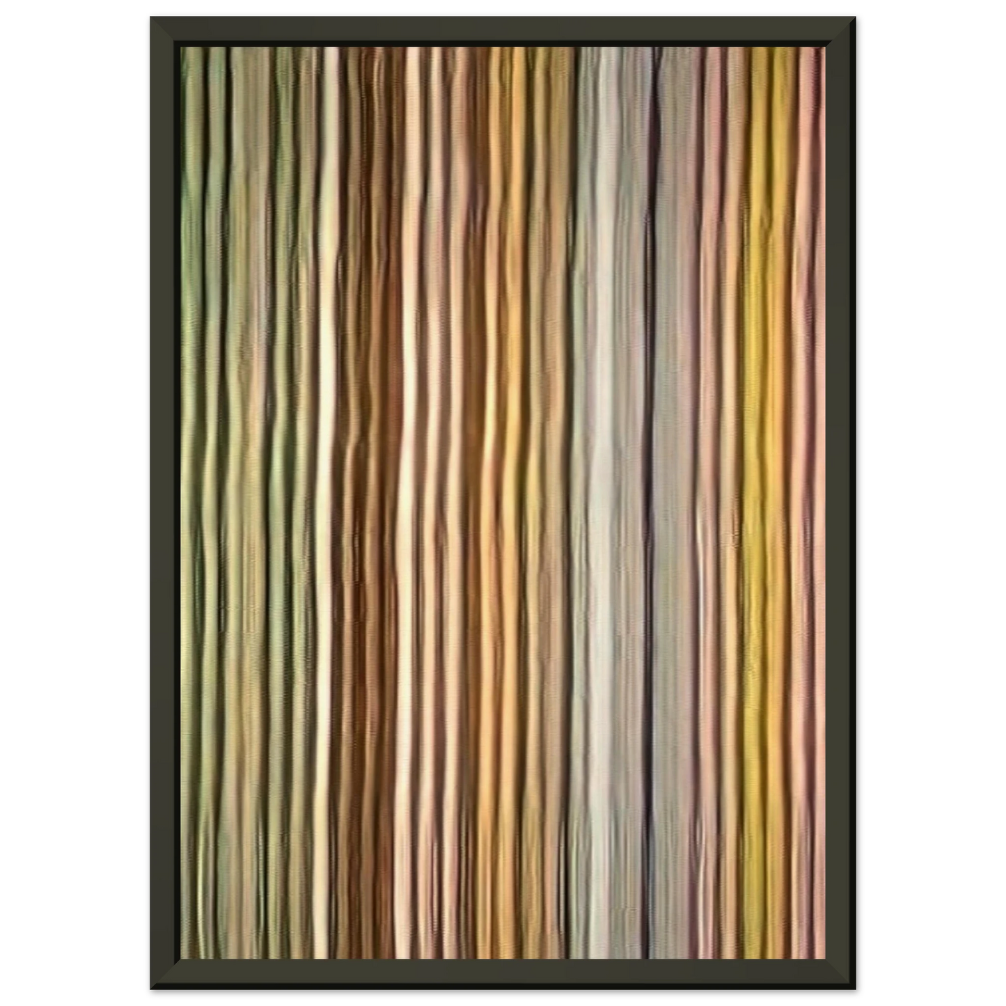 Gene Davis Long John 1968 Framed Art Print - Aluminum Frame - 60x80 cm / 24x32 inches
