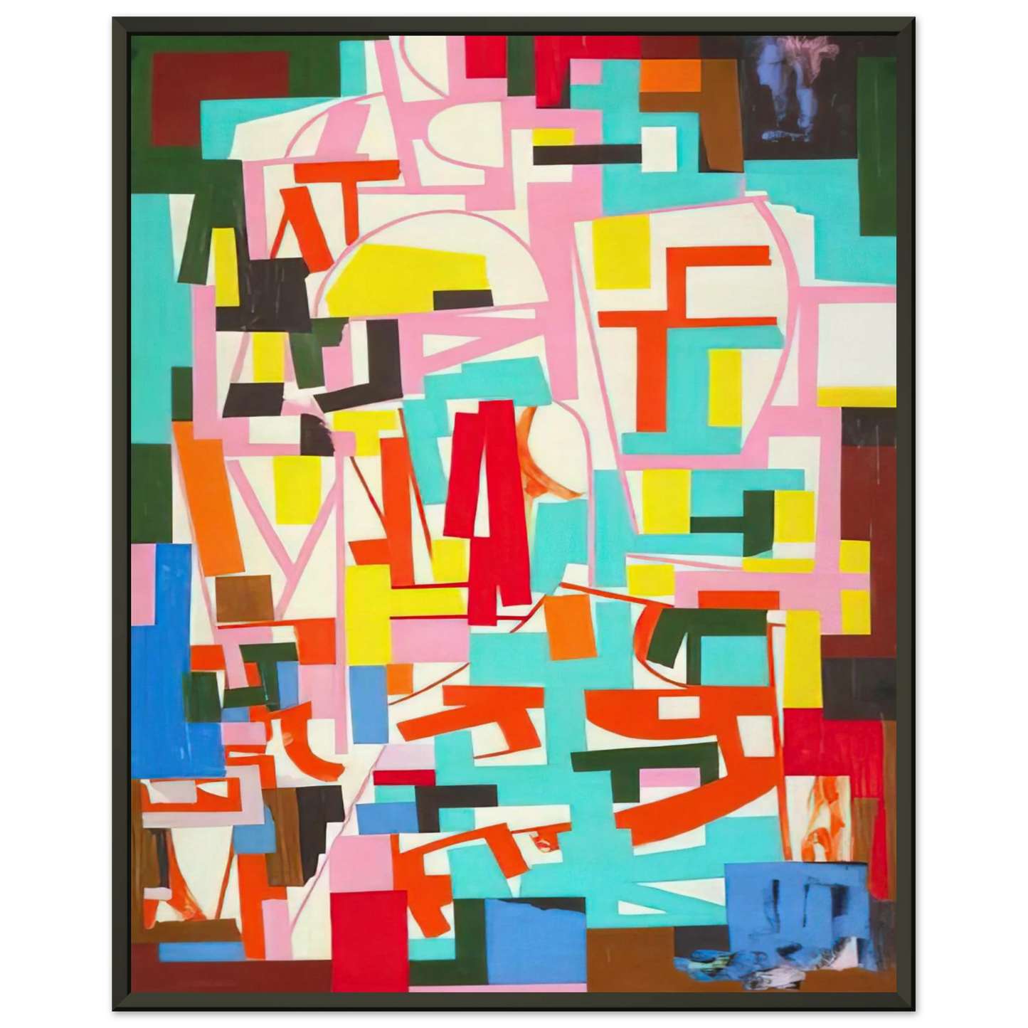 Ad Reinhardt Untitled 1940 Framed Art Print - Aluminum Frame - 70x100 cm / 28x40 inches