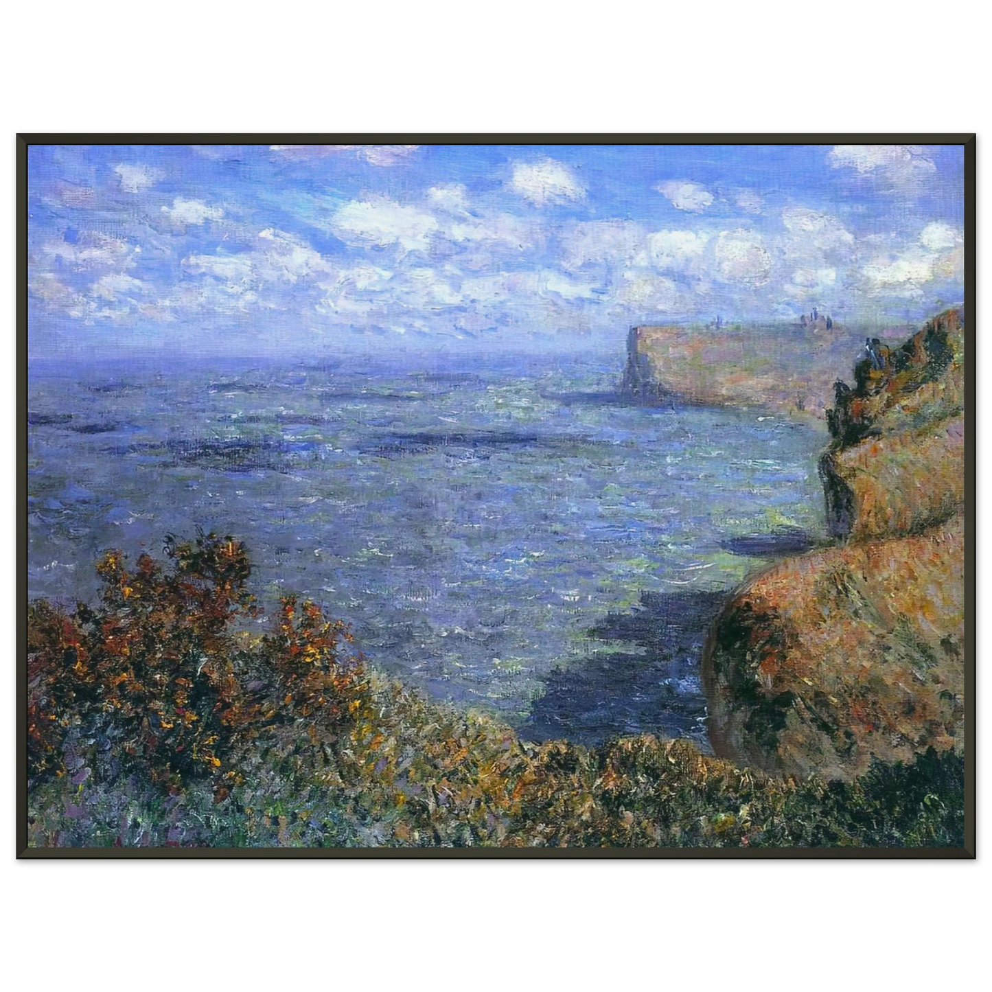 claude monet View Taken from Greinval Framed Art Print - Aluminum Frame - 60x80 cm / 24x32 inches