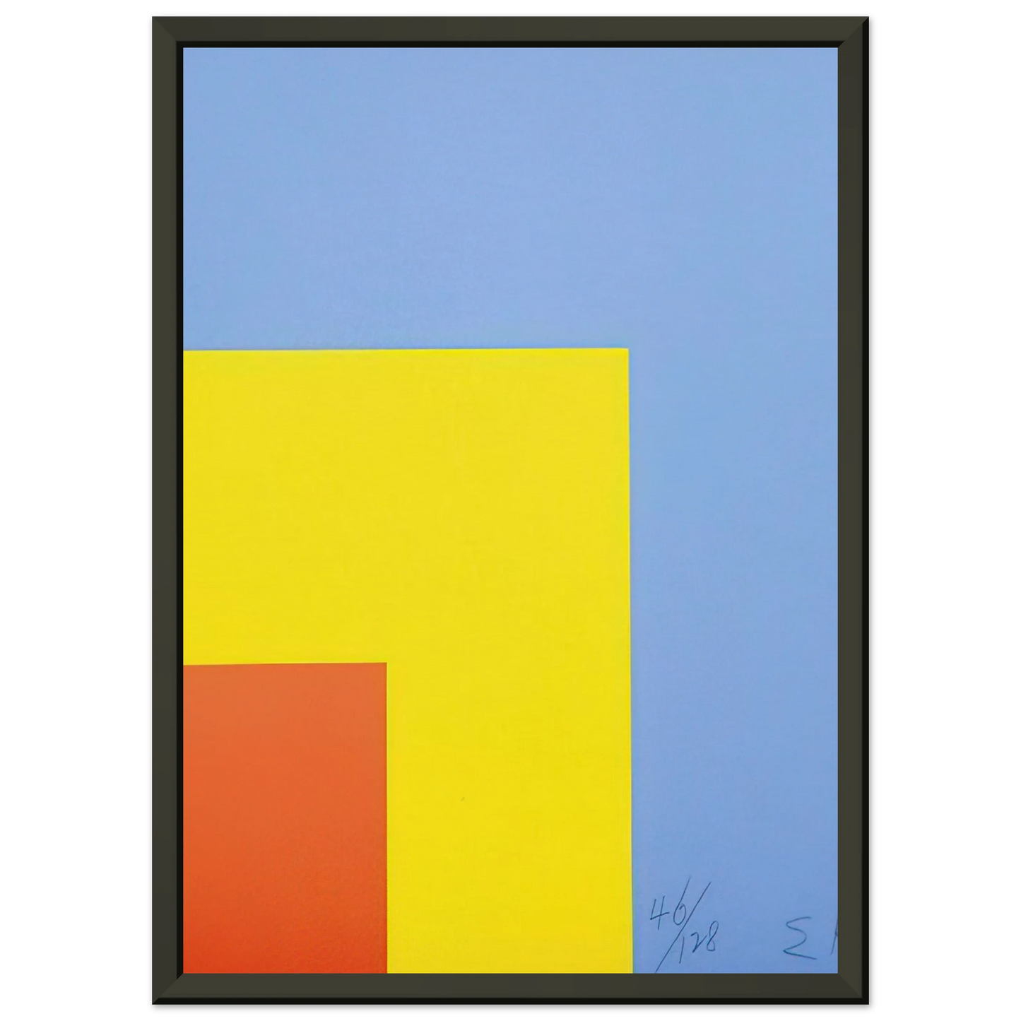 Ellsworth Kelly Red Yellow Blue Framed Art Print - Aluminum Frame - 70x100 cm / 28x40 inches