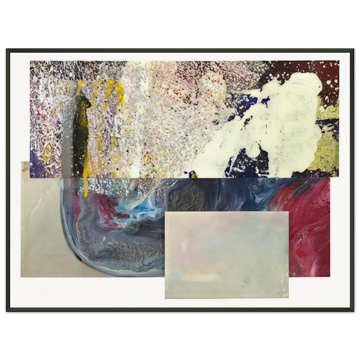 Sam Gilliam Newly Little Framed Art Print - Aluminum Frame - 60x80 cm / 24x32 inches