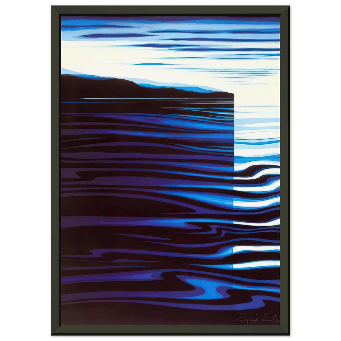 Eyvind Earle  Reflections Framed Art Print  - Aluminum Frame - 60x80 cm / 24x32 inches