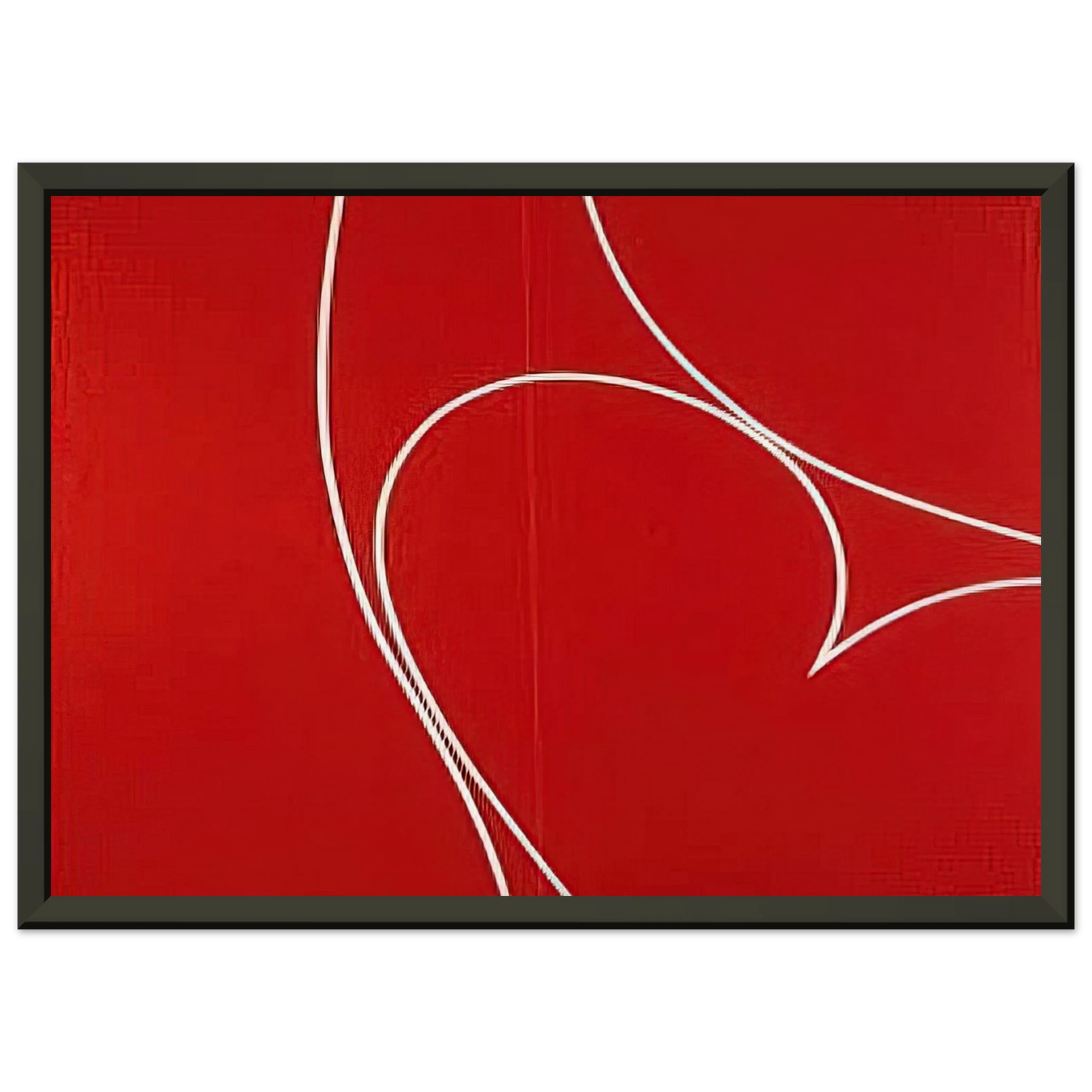 Lorser Feitelson Untitled 1966 Framed Art Print - Aluminum Frame - 40x50 cm / 16x20 inches