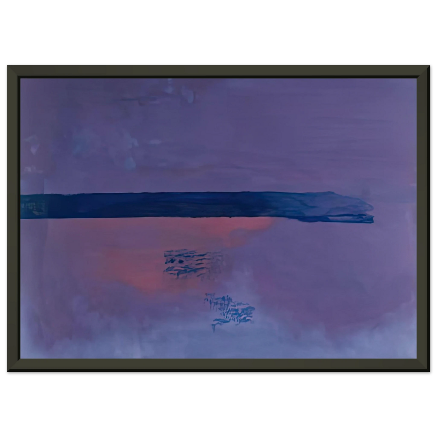Helen Frankenthaler Ebbing 2002 Framed Art Print - Aluminum Frame - 70x100 cm / 28x40 inches