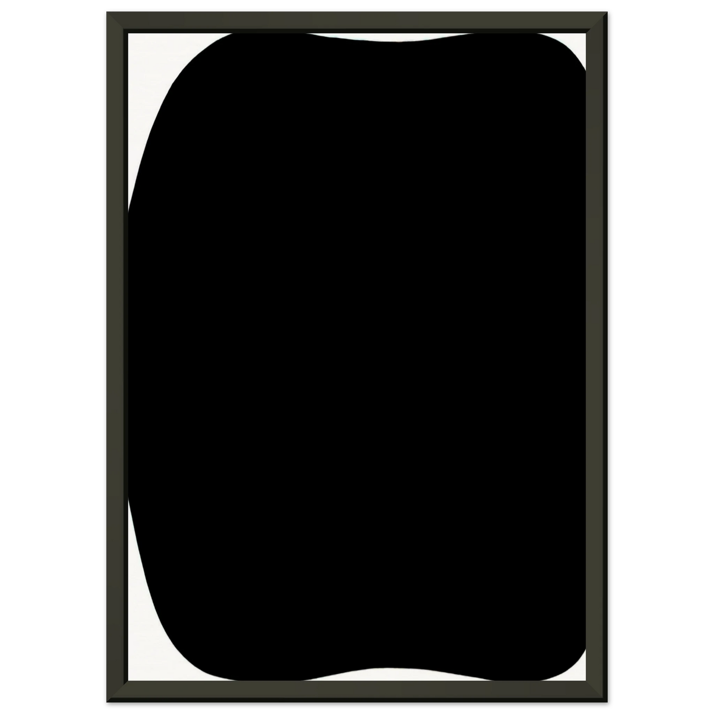 Ellsworth Kelly Black Ripe Framed Art Print - Aluminum Frame - 60x80 cm / 24x32 inches