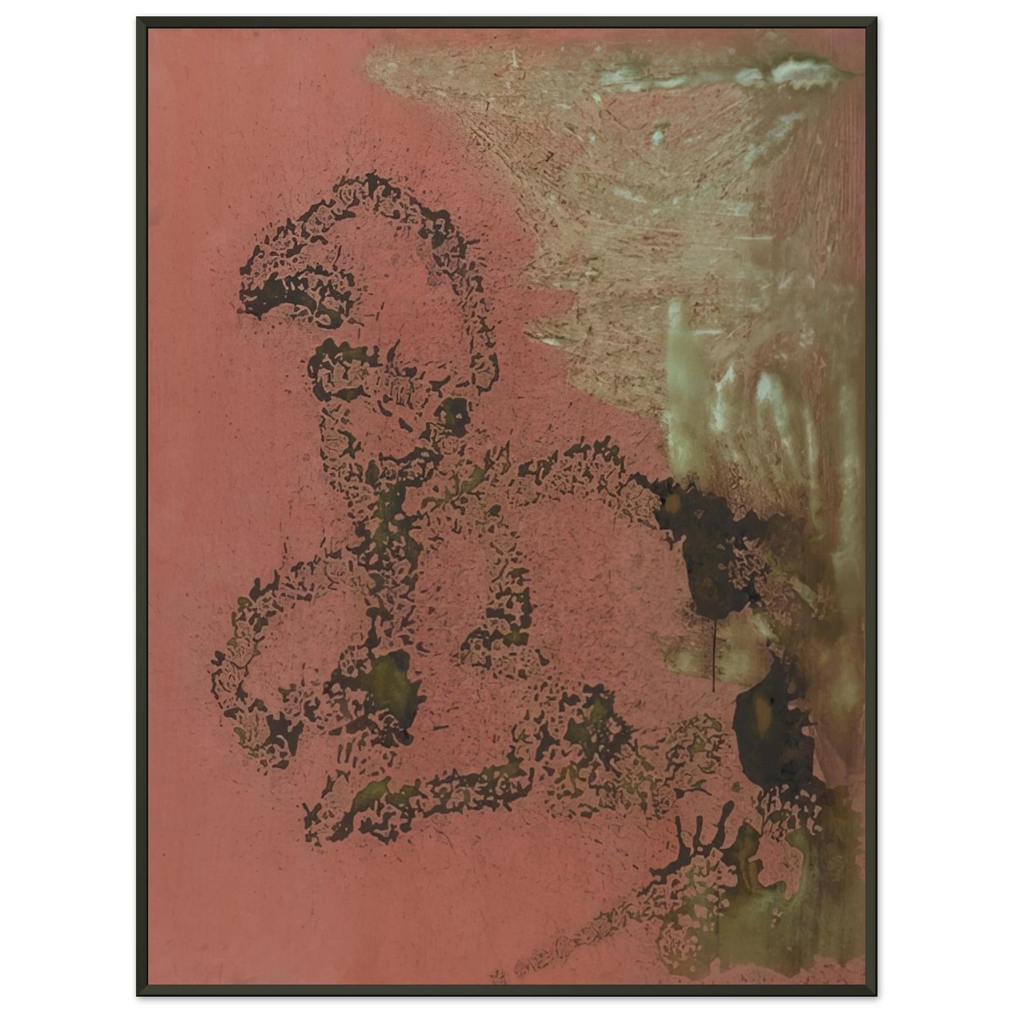 Andy Warhol Oxidation Painting Framed Art Print - Aluminum Frame - 60x80 cm / 24x32 inches