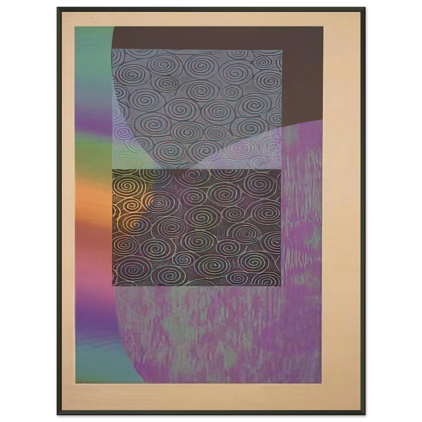 Sam Gilliam Recitals Framed Art Print - Aluminum Frame - 40x50 cm / 16x20 inches