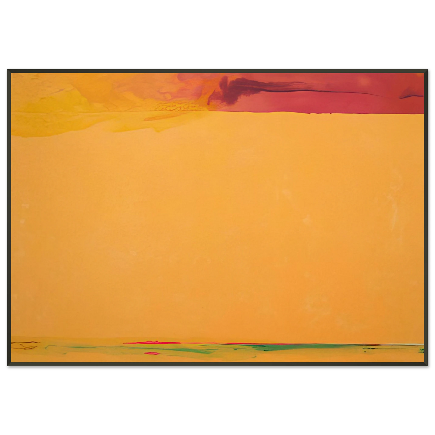 Helen Frankenthaler Southern Exposure 2005 Framed Art Print - Aluminum Frame - 21x29.7 cm / 8x12"