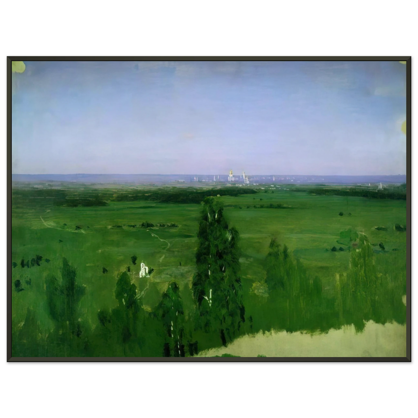 Arkhyp Kuindzhi View on Moscow from Sparrow Hills Framed Art Print - Aluminum Frame - 40x50 cm / 16x20 inches