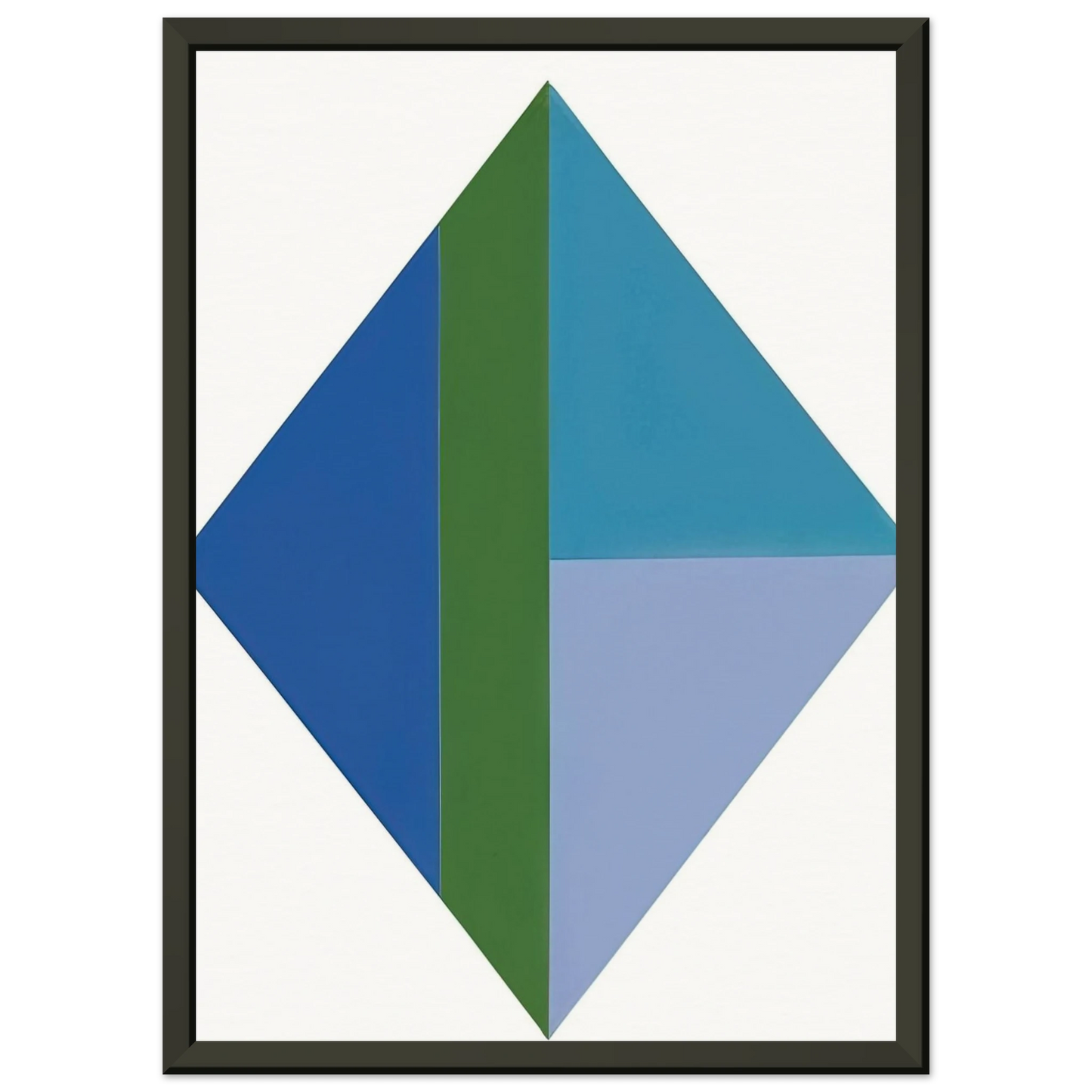 Max Bill Four Identical Large Parts III 1959 Framed Art Print - Aluminum Frame - 40x50 cm / 16x20 inches
